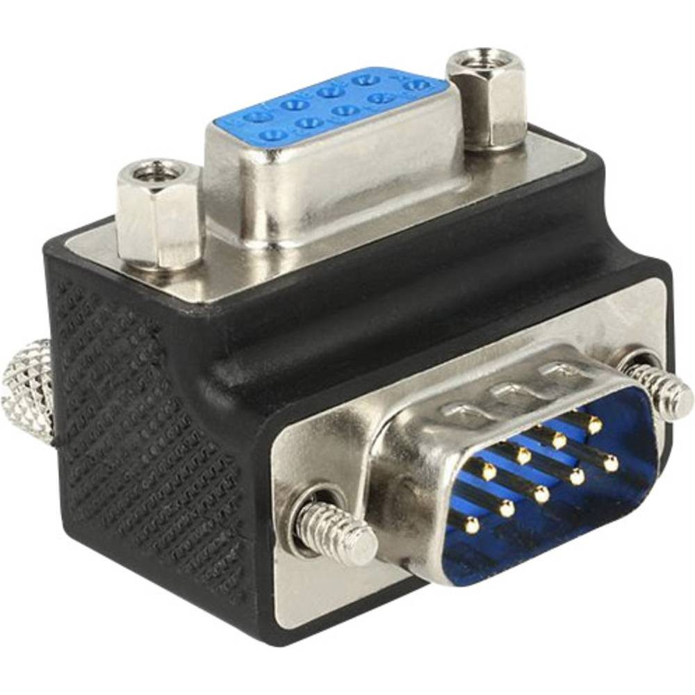 D-Sub 9pol. Adapter Stecker auf Buchse 270° Computer-Adapter