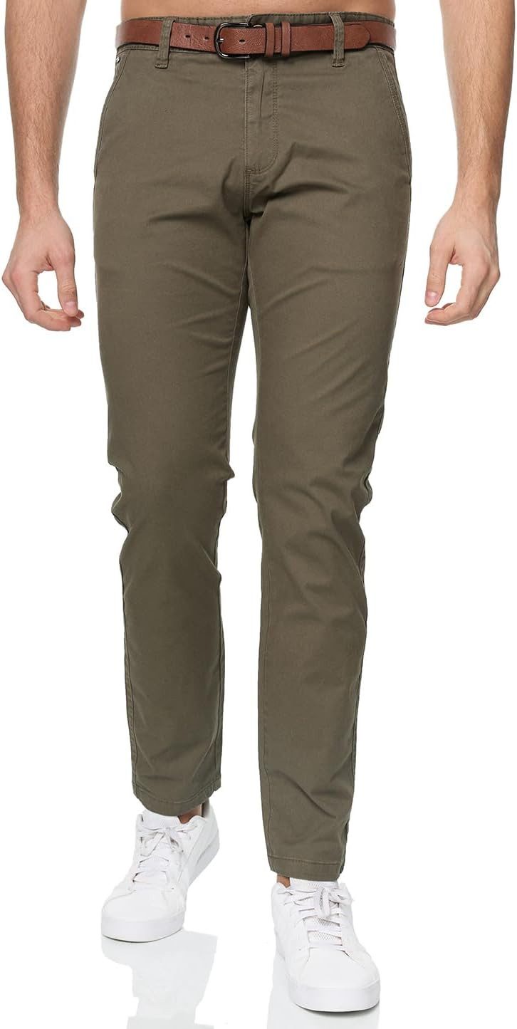 Chinohose Indicode Herren Gower Chinohose Stretchhose