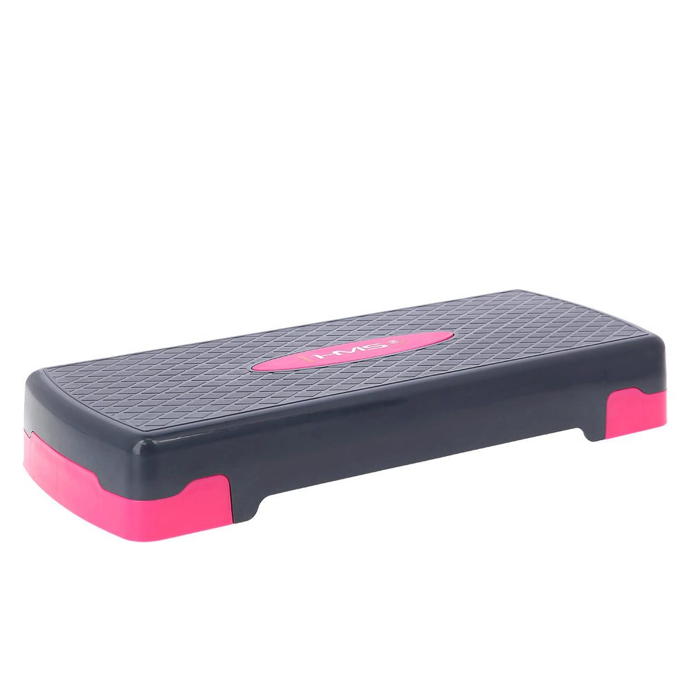HMS Stepper Aerobic-Steppbrett Trittstufe Fitnessbrett (Spar-Set, 1-tlg., 68 x 28 cm rutschfest), 3-stufig höhenverstellbar, rutschfest, bis 200 kg