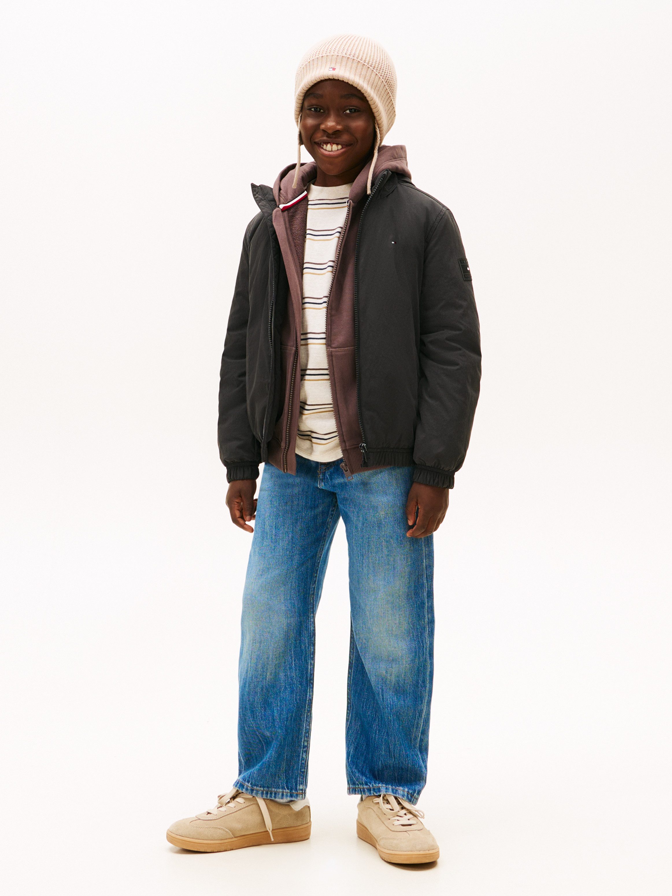 Tommy Hilfiger Outdoorjacke Regular fit, für Kinder bis 16 Jahre