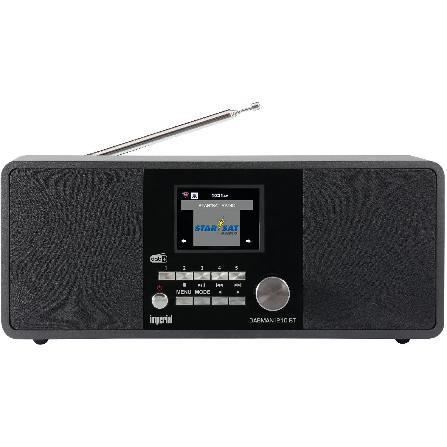 (DAB) DABMAN (DAB+ DAB+ TELESTAR Internet- by Hybrid-Stereo-Radio i210 IMPERIAL BT UKW) Digitalradio für