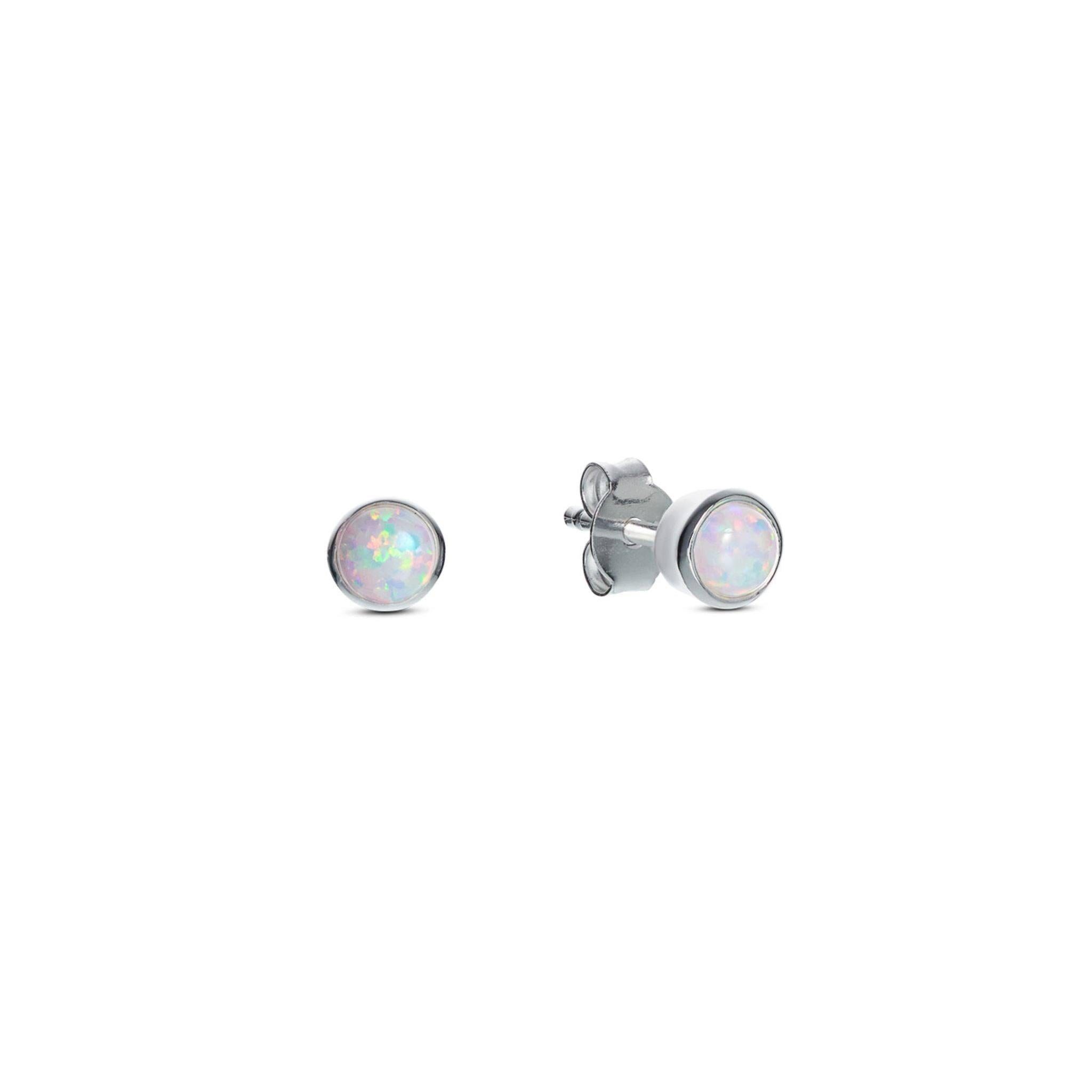 iz-el Paar Ohrstecker Ohrringe Silber Opal günstig online kaufen