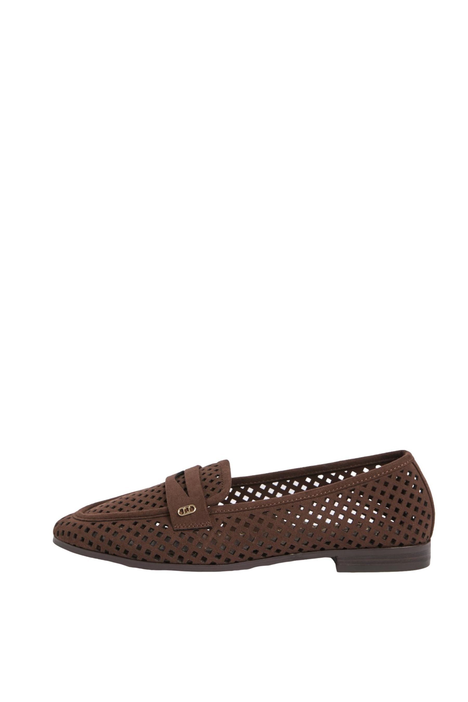 LIPSY Lipsy Loafer aus Velourskunstleder mit Cutout Loafer (1-tlg)