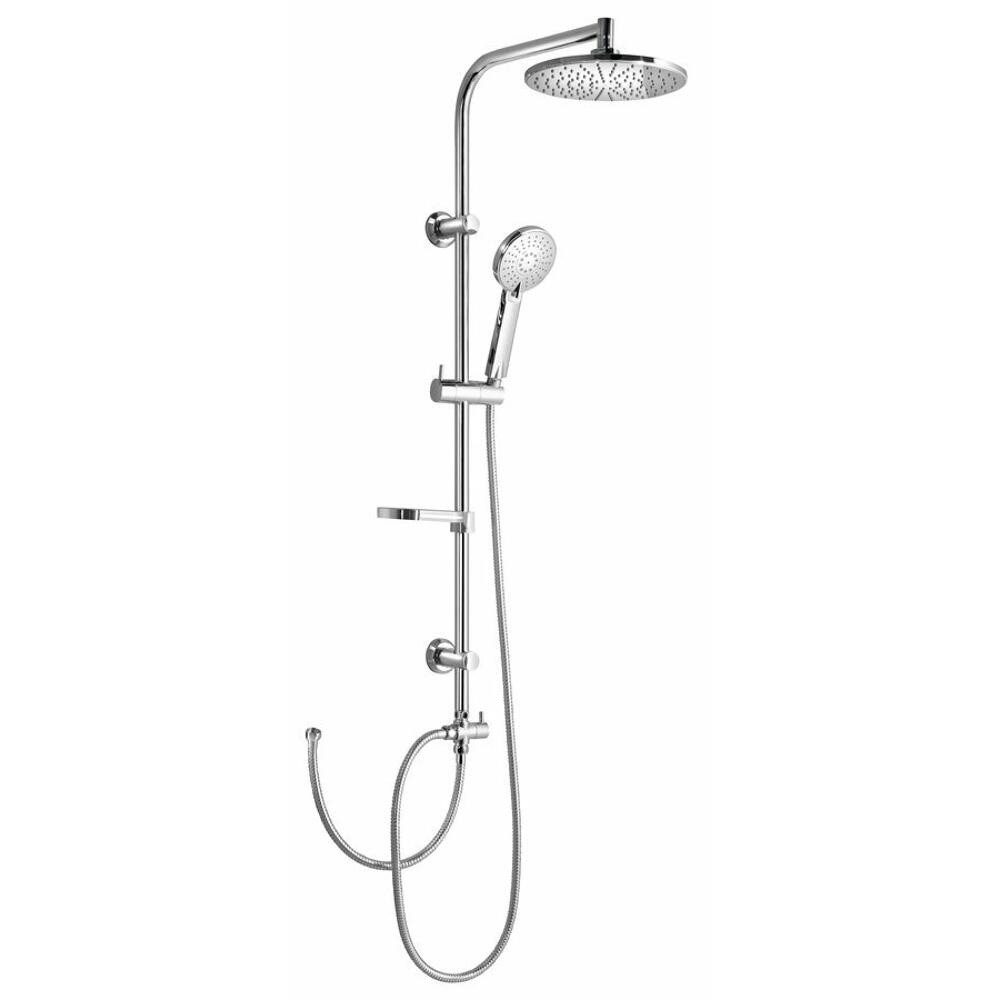 Aqualine Duschsäule ZARA Duschsäule mit Armaturanschluss, Chrom