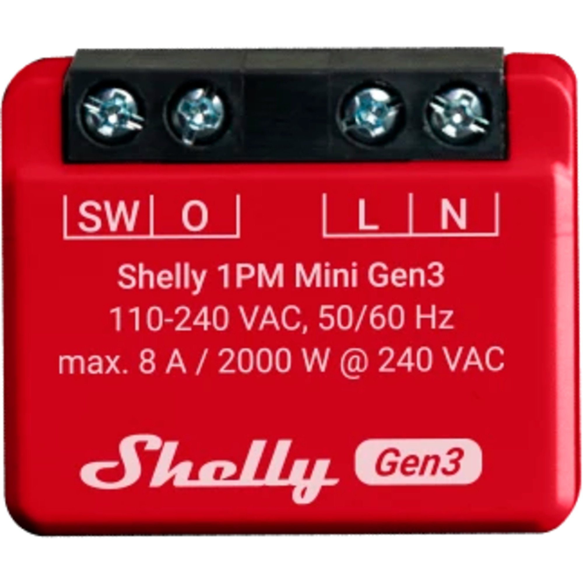Shelly Plus 1PM Mini Gen3, Relais Smart-Home-Zubehör