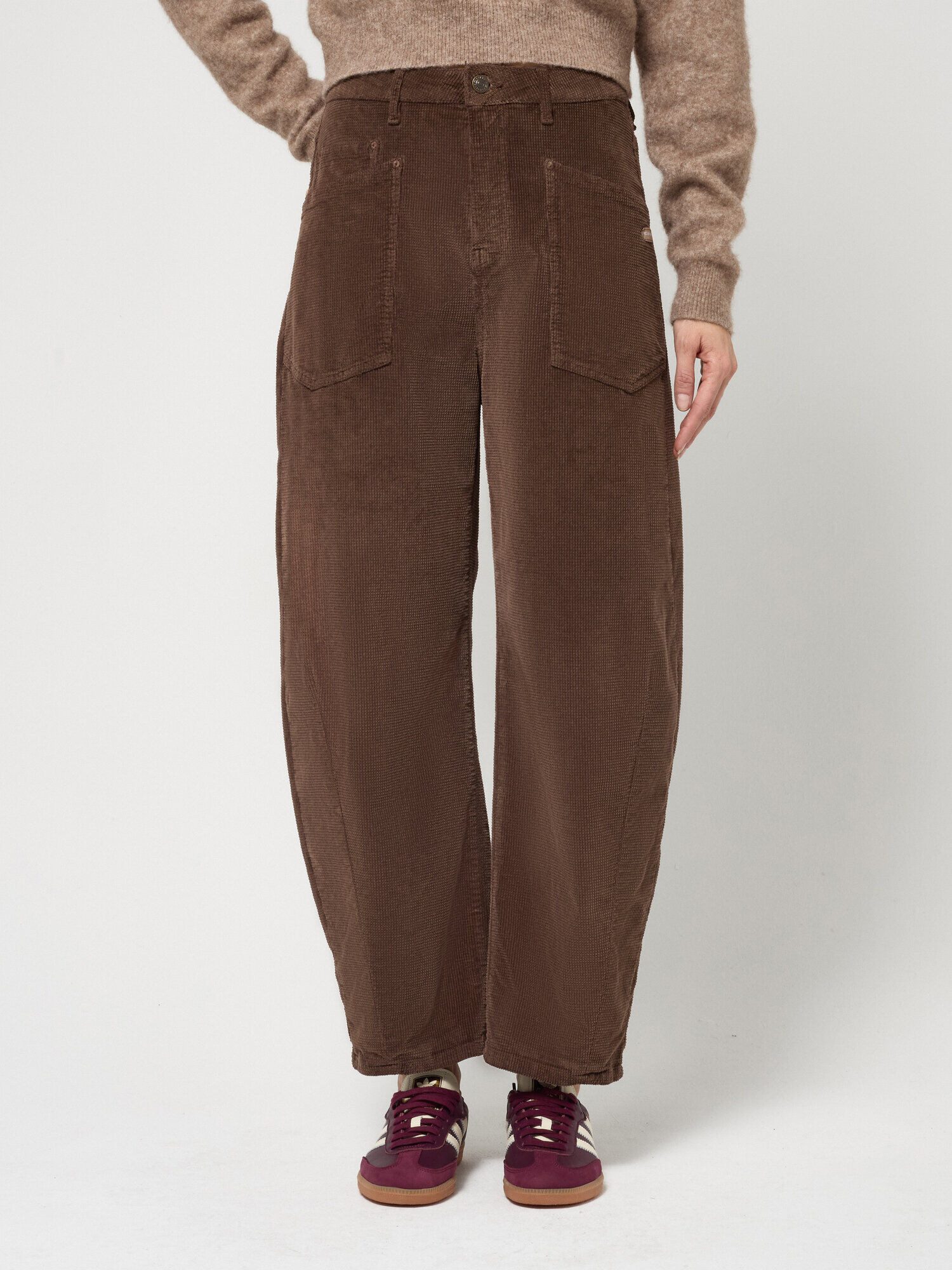 GANG Stoffhose 94ODINA mit konisch zulaufendem Bein