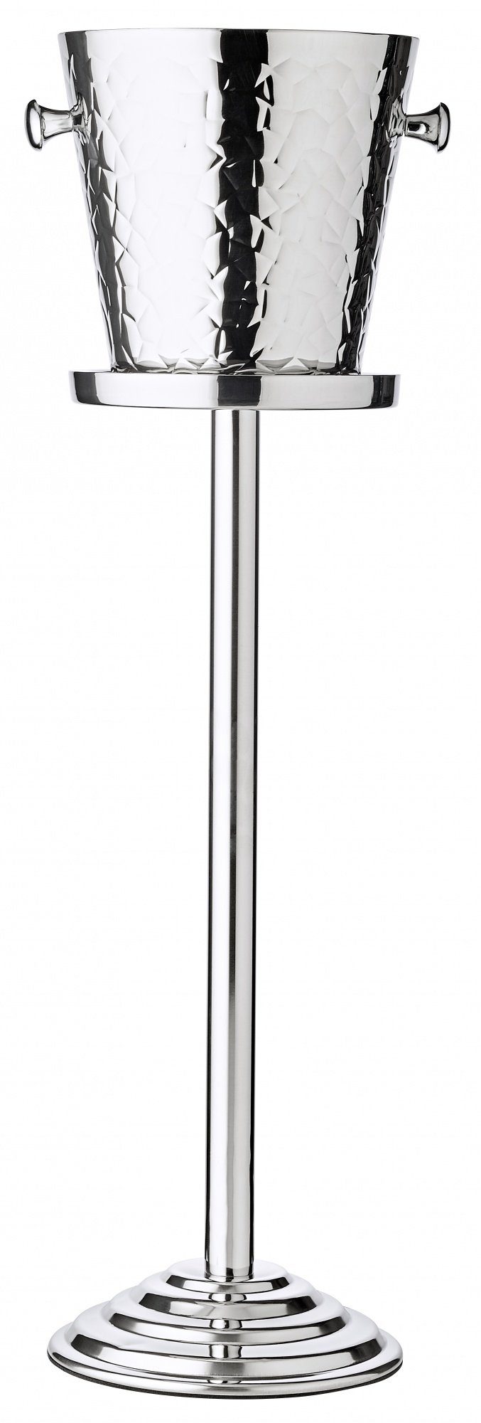 DRULINE Weinkühler Aus Edelstahl – Doppelwandig, Hält Getränke Lange Kalt, Höhe 18 Cm, Silber
