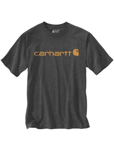 Carhartt T-Shirt Carhartt Logo T-Shirt dunklegrau