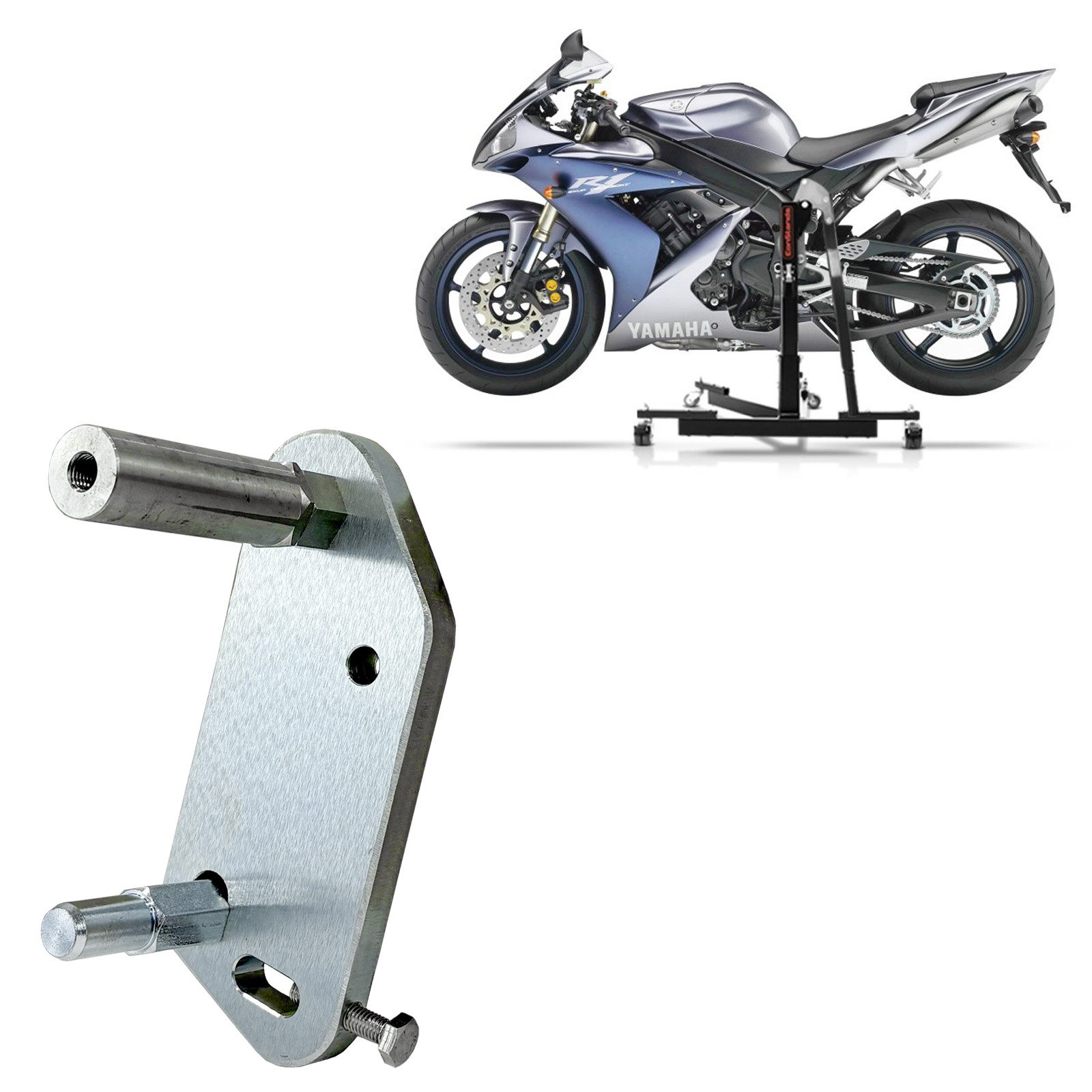 ConStands Motorradheber Adapterplatte für # Power Classic / Evo für Yamaha YZF-R1 04-06