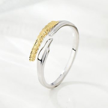 AquaBreeze Trauring Parr Ringe Gold überzogene Eheringe (Edelstahl Ehering, 2-tlg), Mode Schmuck Partnerringe