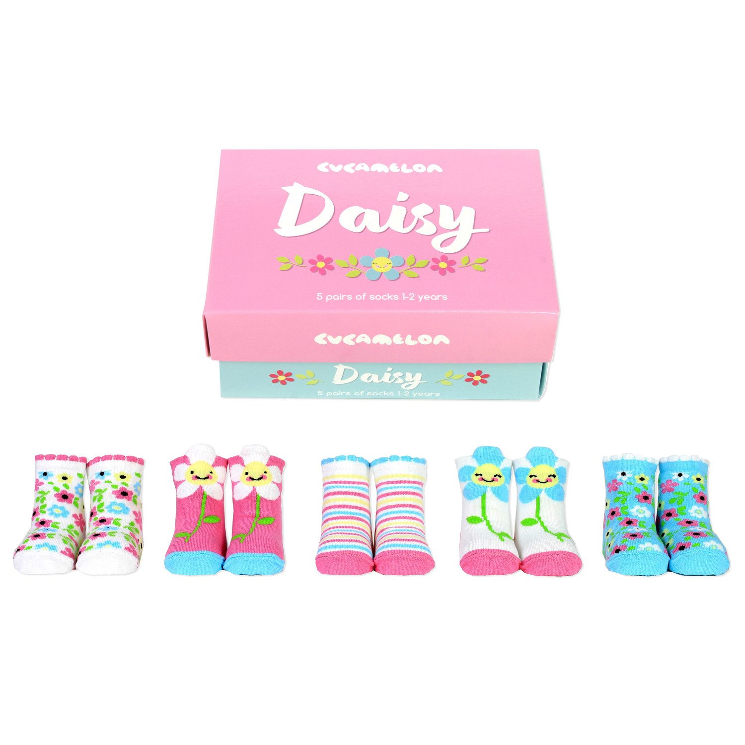 Cucamelon Freizeitsocken Daisy Cucamelon Socken für Kleinkinder (5 Paar)
