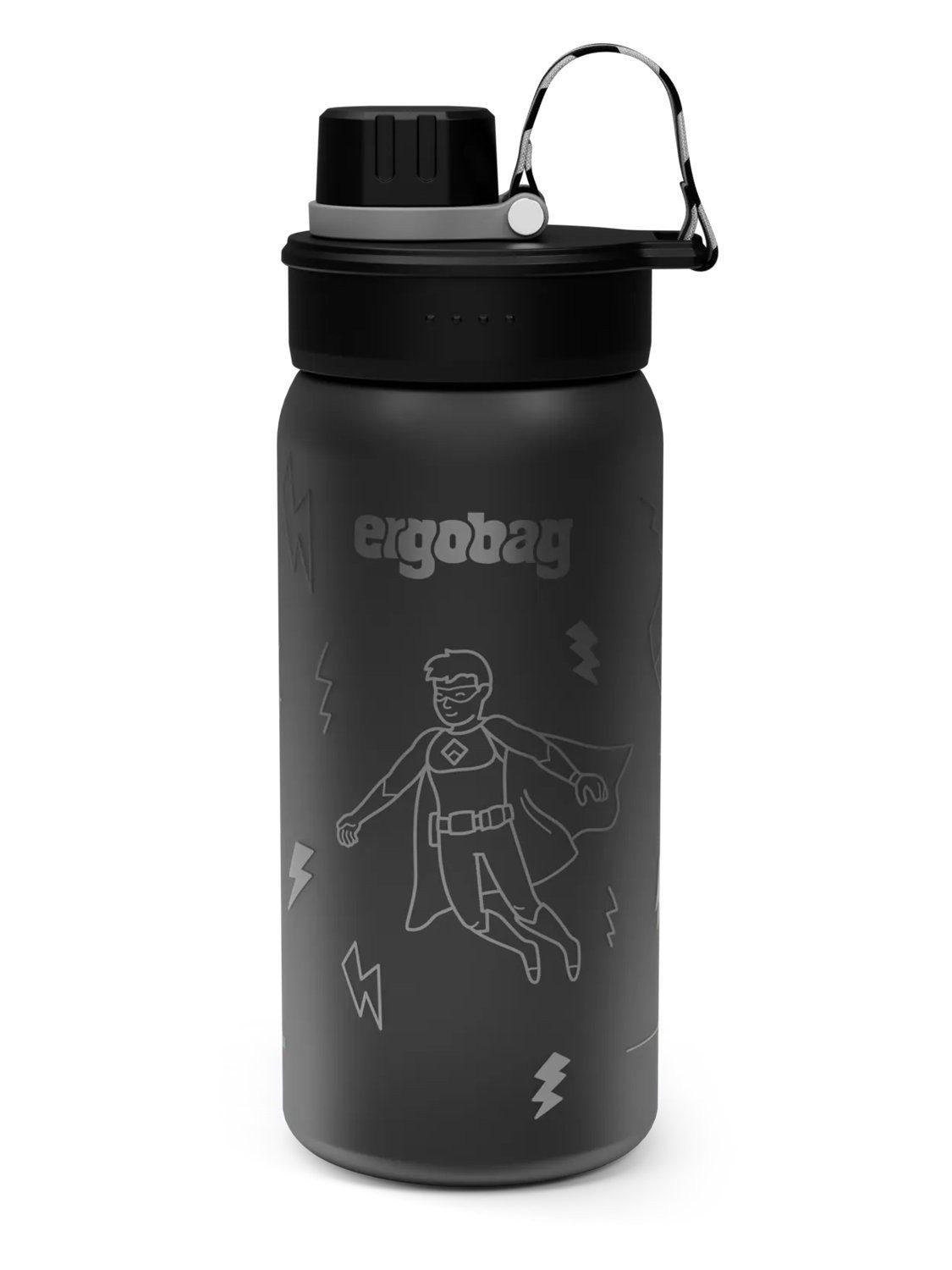 ergobag Trinkflasche Trinkflasche, auslaufsicher und kohlensäuregeeignet