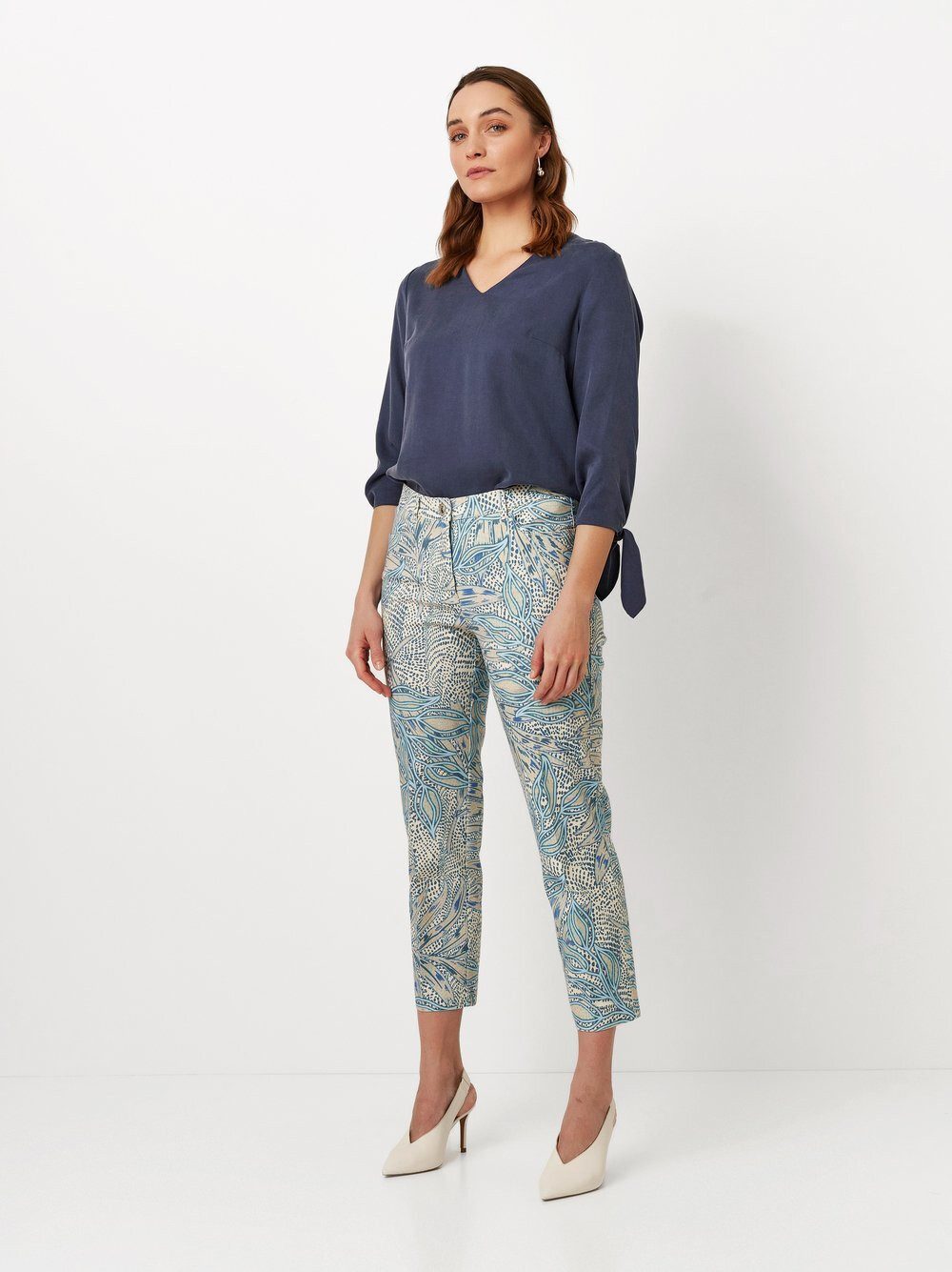 TONI 5-Pocket-Hose Jolie mit kreativem Print günstig online kaufen