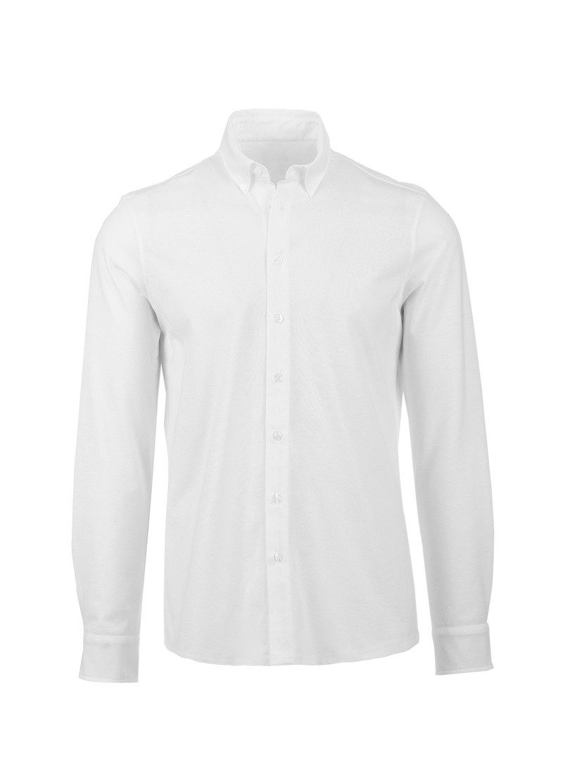 Trigema Poloshirt TRIGEMA Business-Hemd aus DELUXE-Single-Jersey (1-tlg) – Bild 2 von 5