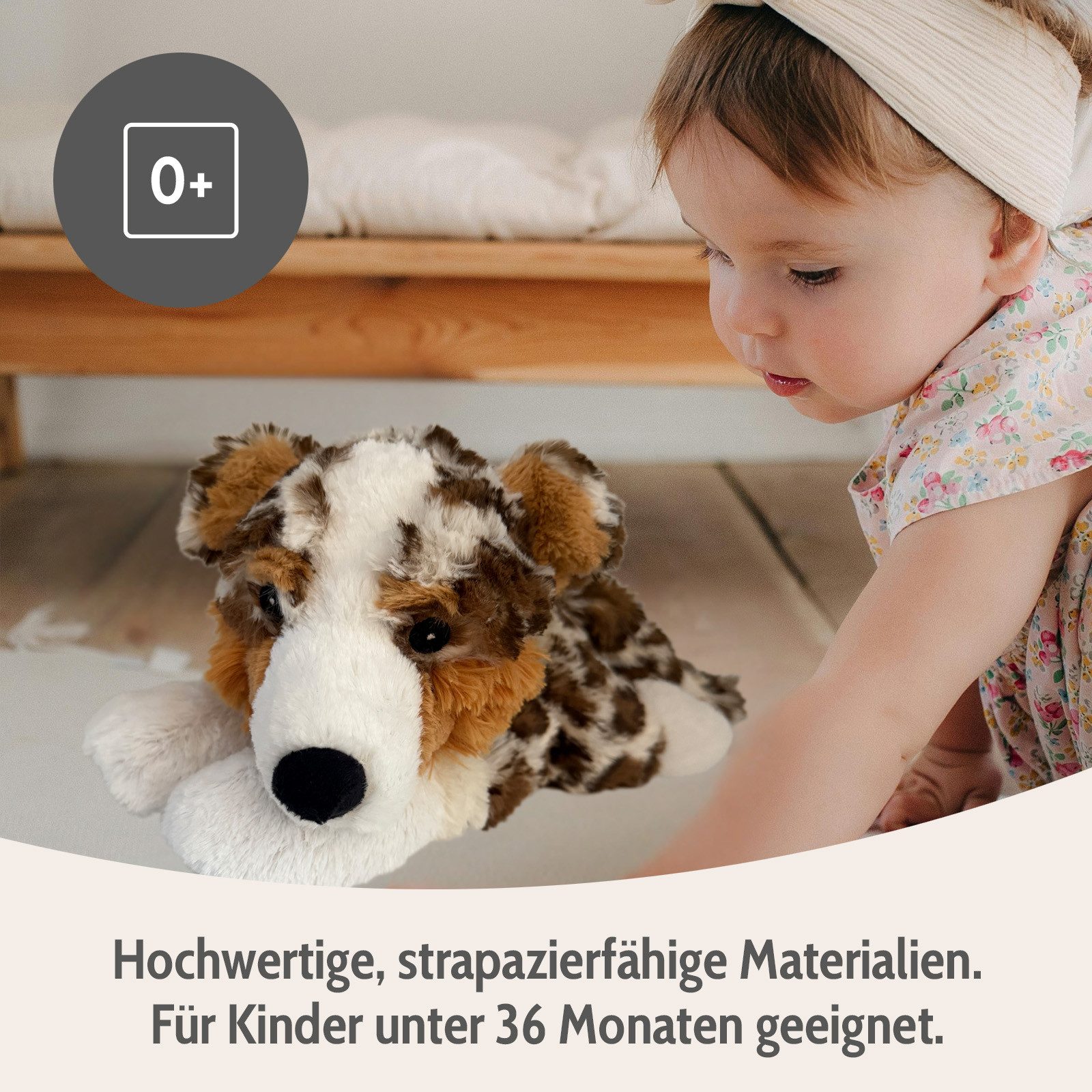 Habibi Plush Wärmekissen Habibi Plush Wärmetier Stofftier Australian Shepherd 2047