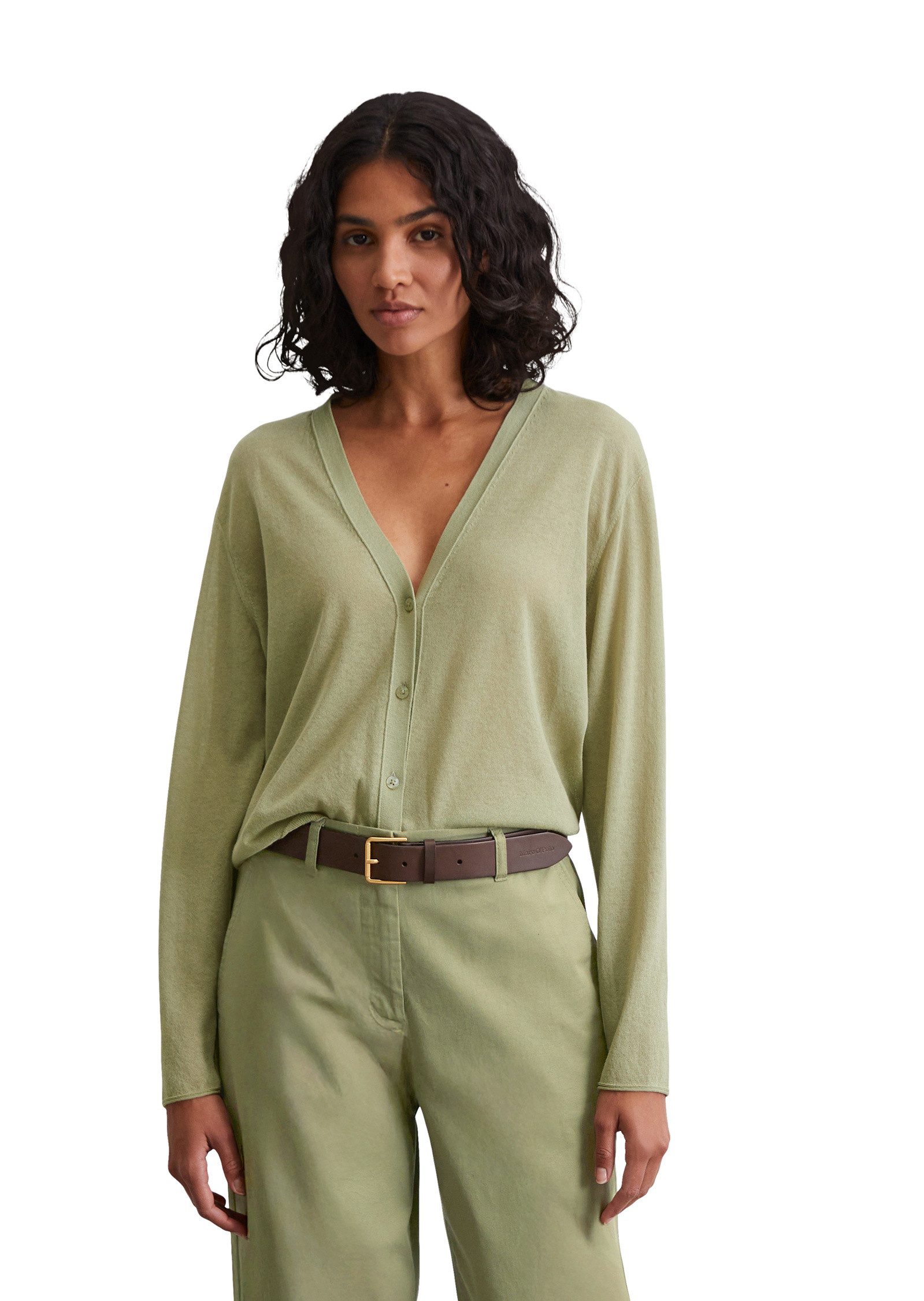 Cardigan aus Organic-Cotton-Mix