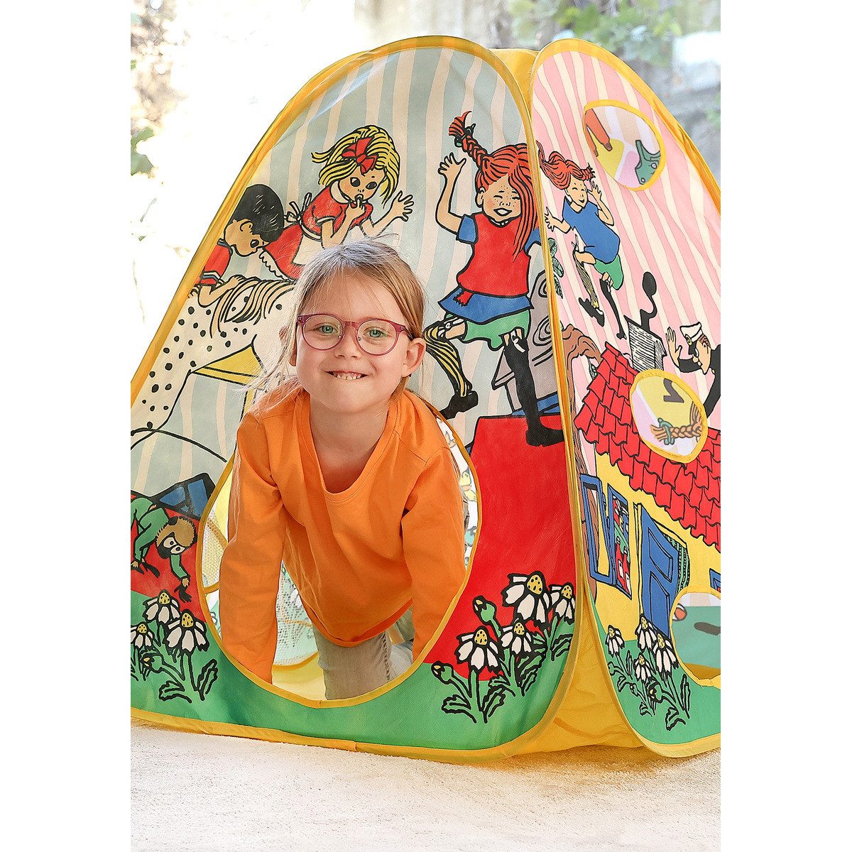 Pippi Langstrumpf Spielzelt Pippi Langstrumpf Unisex Kinder (13-tlg)