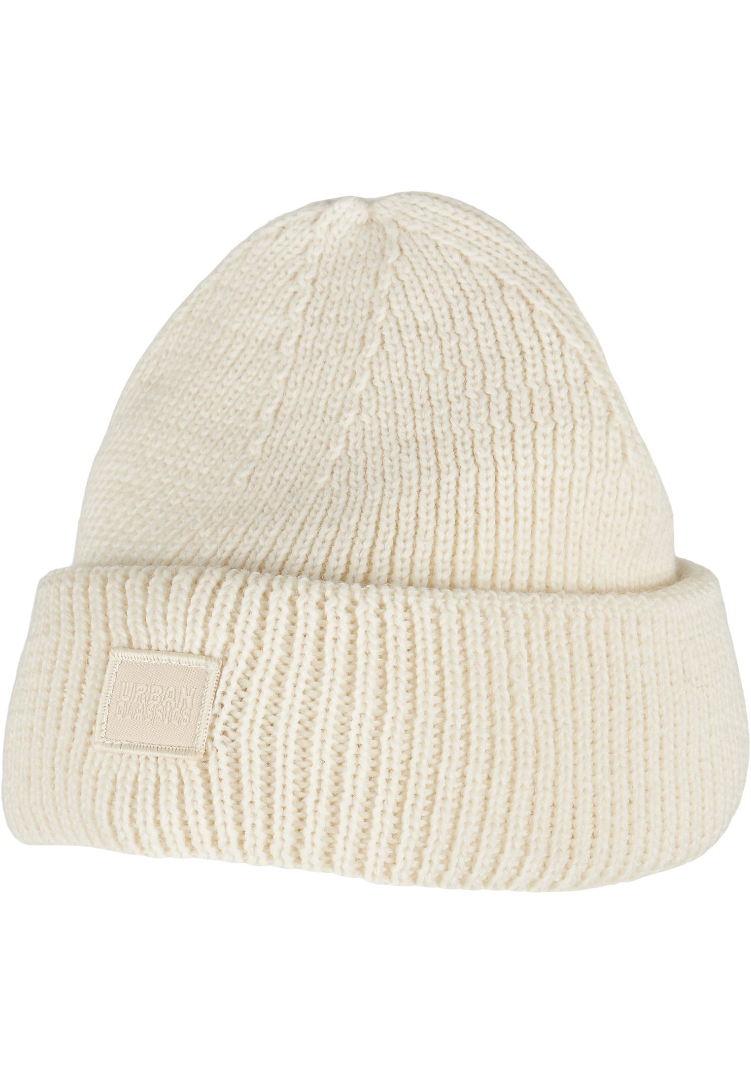 URBAN CLASSICS Beanie (1-St) Knitted Wool Unisex whitesand Beanie