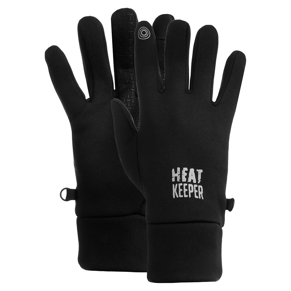 Heatkeeper Fleecehandschuhe mit Silikon-Finish an der Handfläche und I-Touch-Profile an Daumen – Bild 3 von 5