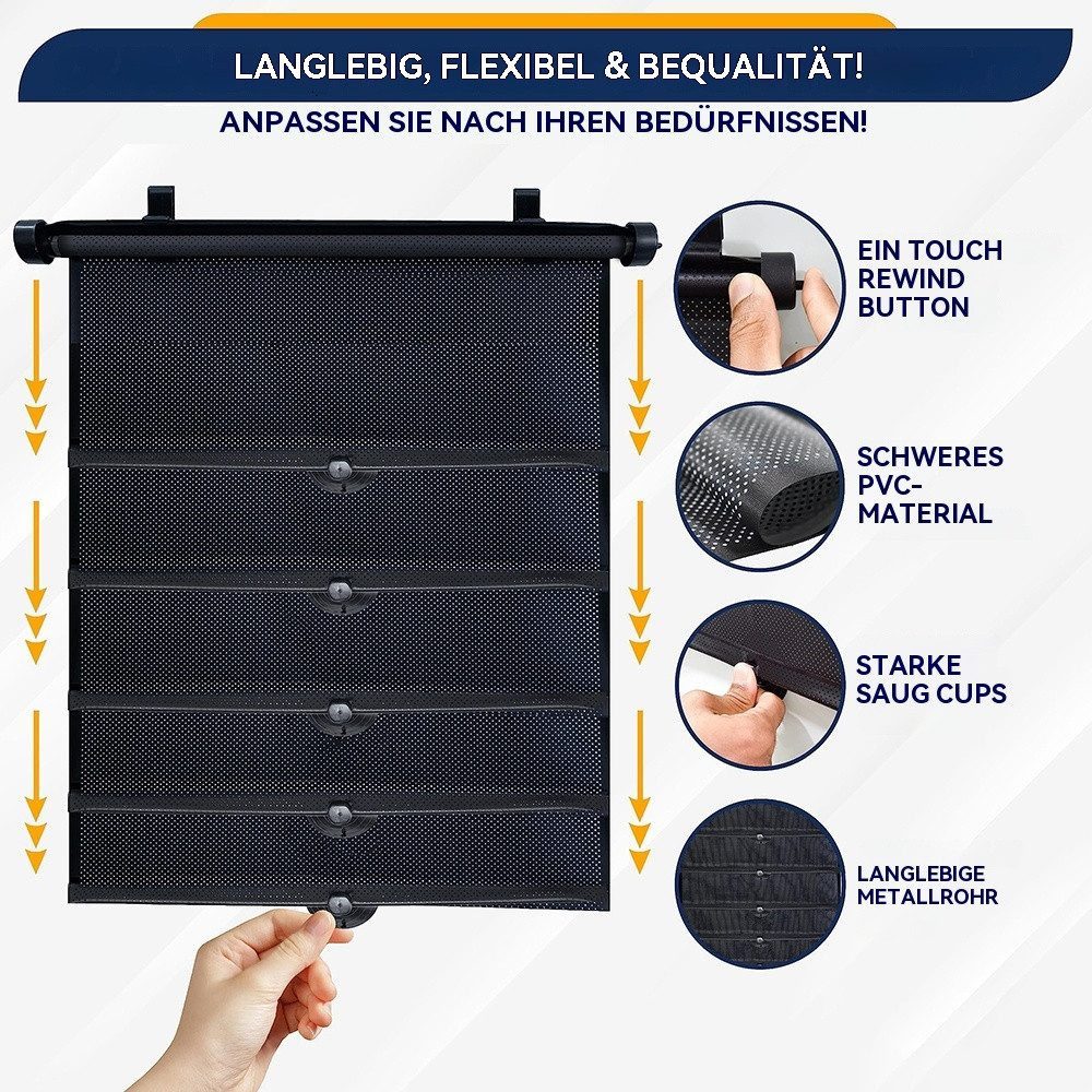 RWEUOQ Sonnenschutz-Fensterfolie Sonnenschutz-Fensterfolie Auto Sonnenblend günstig online kaufen