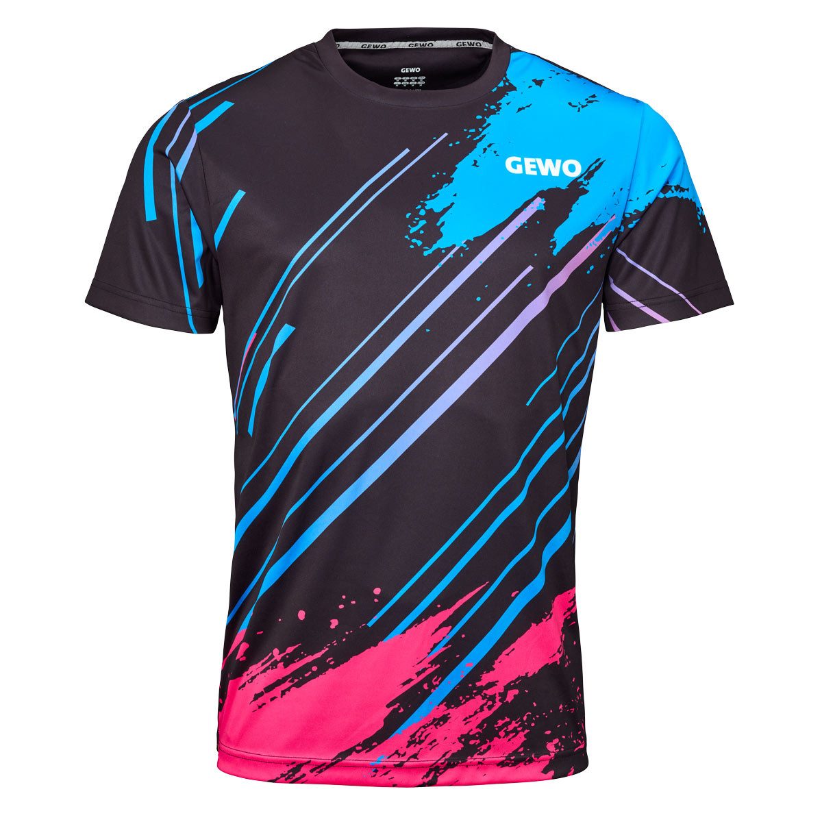 Gewo T-Shirt GEWO Shirt Santo schwarz XXL Unisex T-Shirt