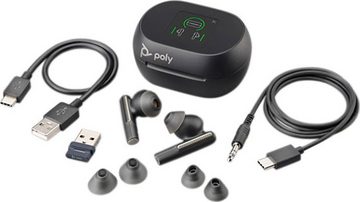 Poly Voyager Free 60+ UC Teams USB-A Kopfhörer (Active Noise Cancelling (ANC)