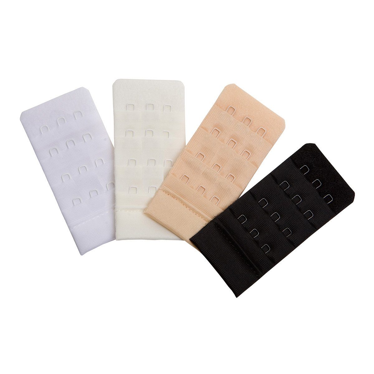 Miss Perfect BH-Verlängerung W2G50540-63, 1, 2, 3 oder 4 Haken und softer Plüschrückseite im 4er- oder 6er-Set