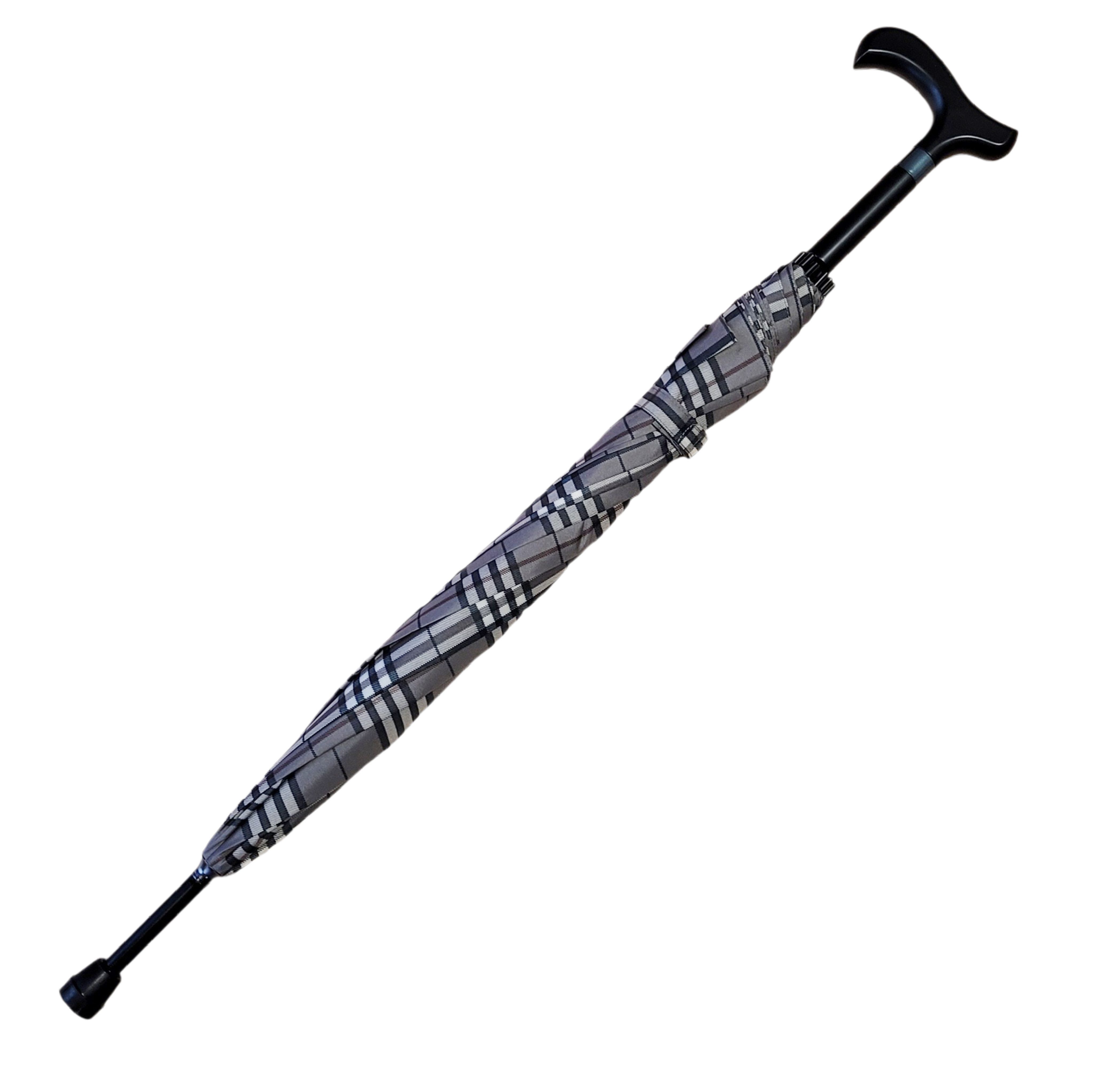 Dr. Neuser Stockregenschirm Gehstock Fritzgriff mit Gummipuffer, Regenschir günstig online kaufen