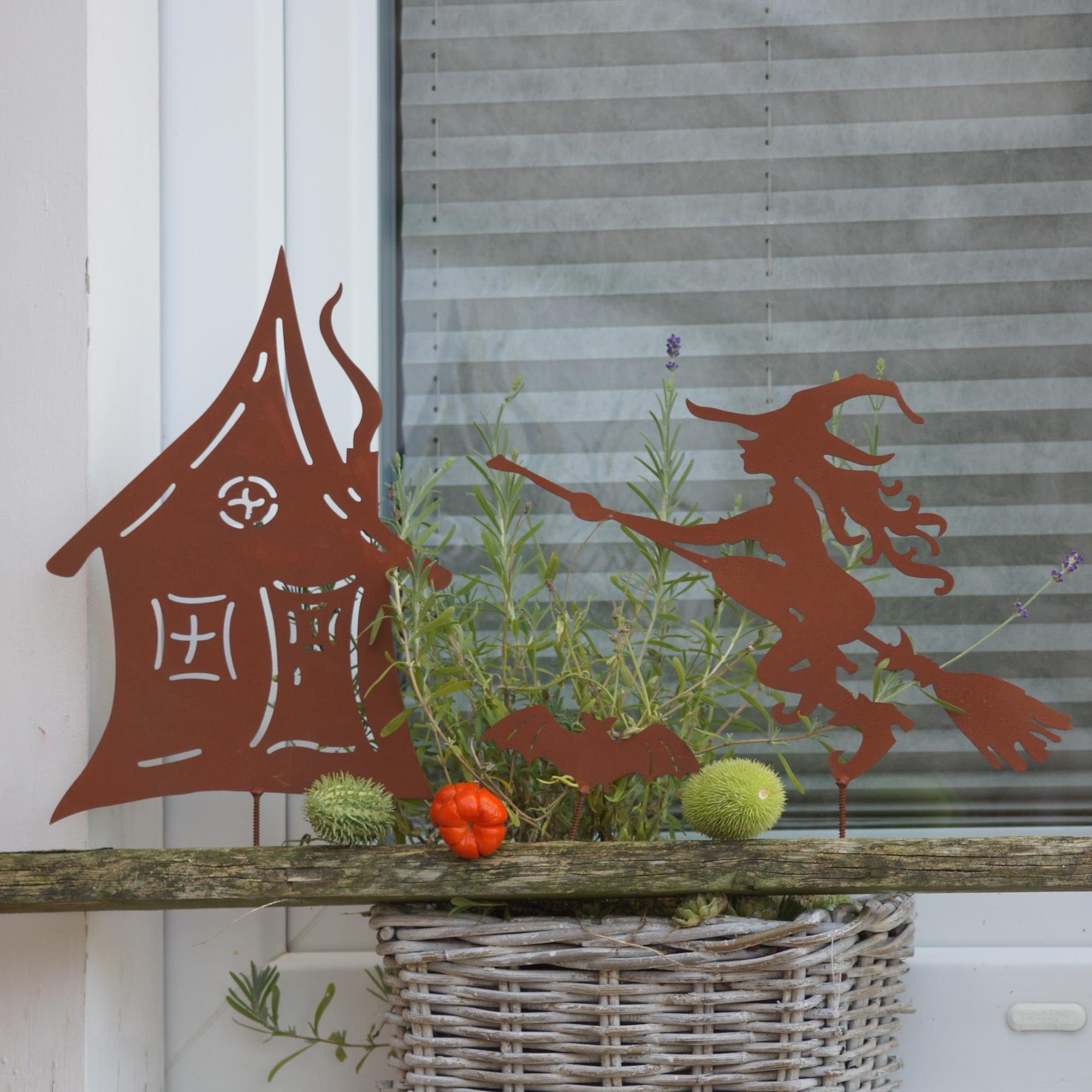 UNUS GARDEN Gartenstecker Gartenstecker Hexe Hexenhaus günstig online kaufen