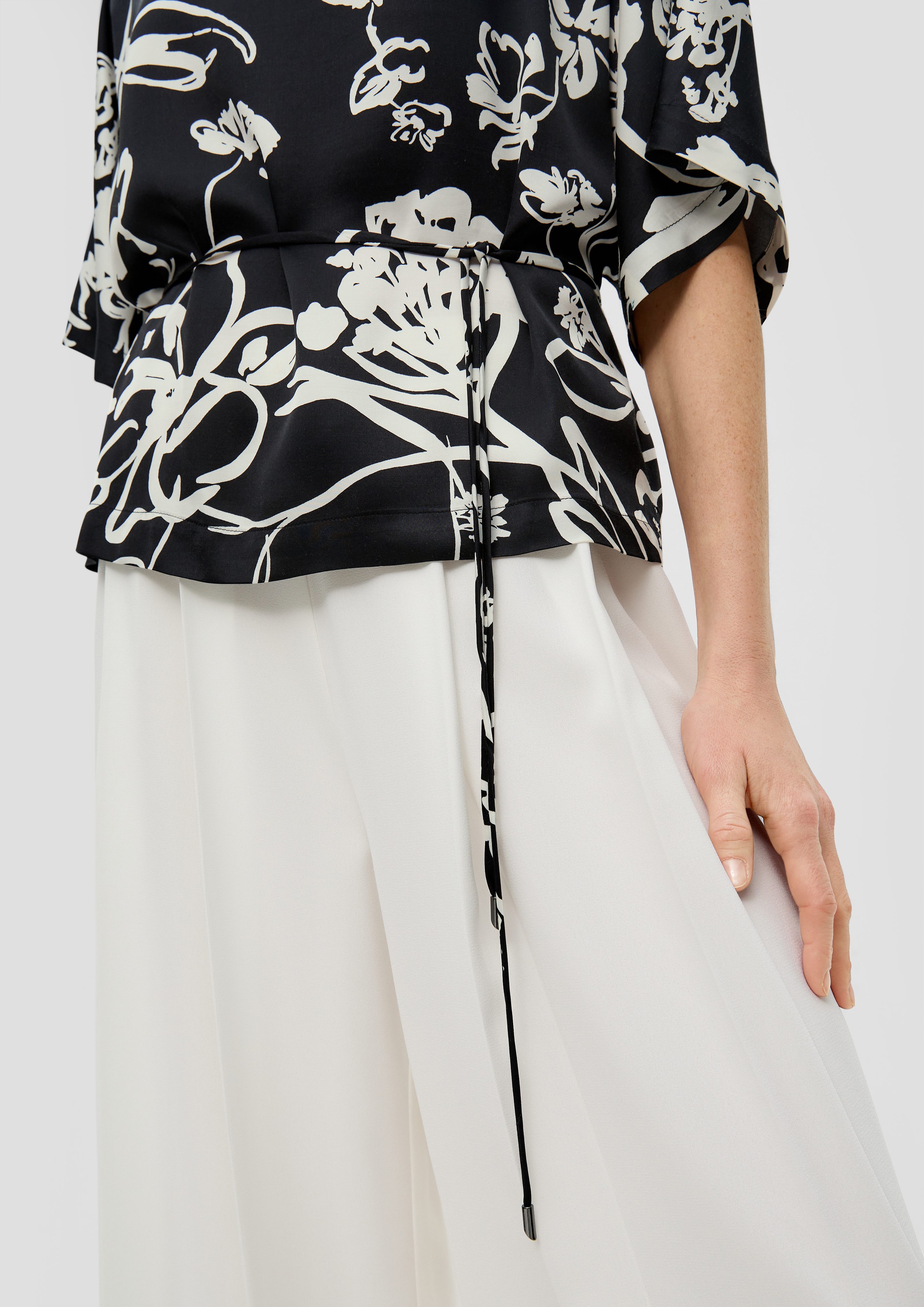 s.Oliver BLACK LABEL Langarmbluse Bluse mit günstig online kaufen