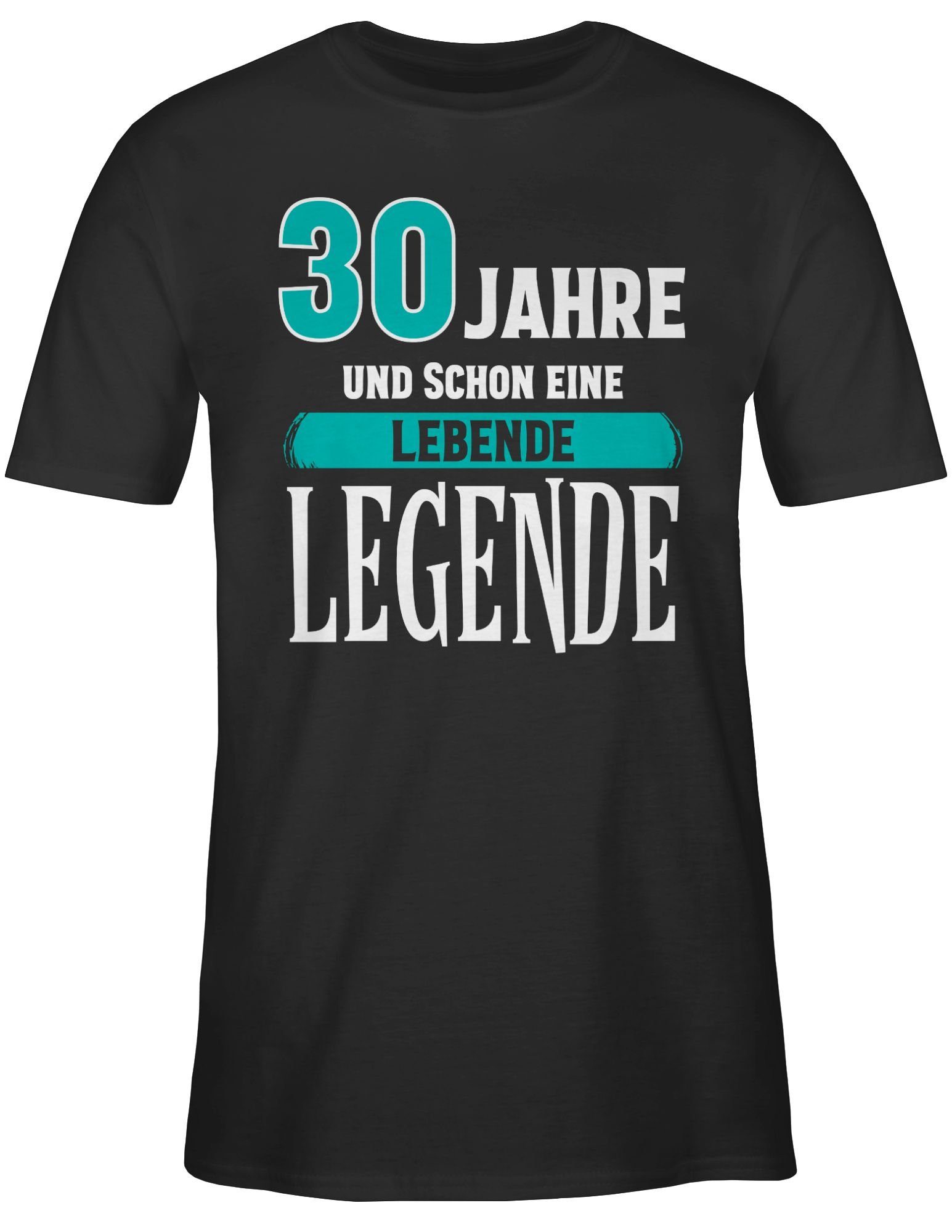 Legende 30. Fun Schwarz Geburtstag Shirtracer 1 Dreißigster Geschenk T-Shirt