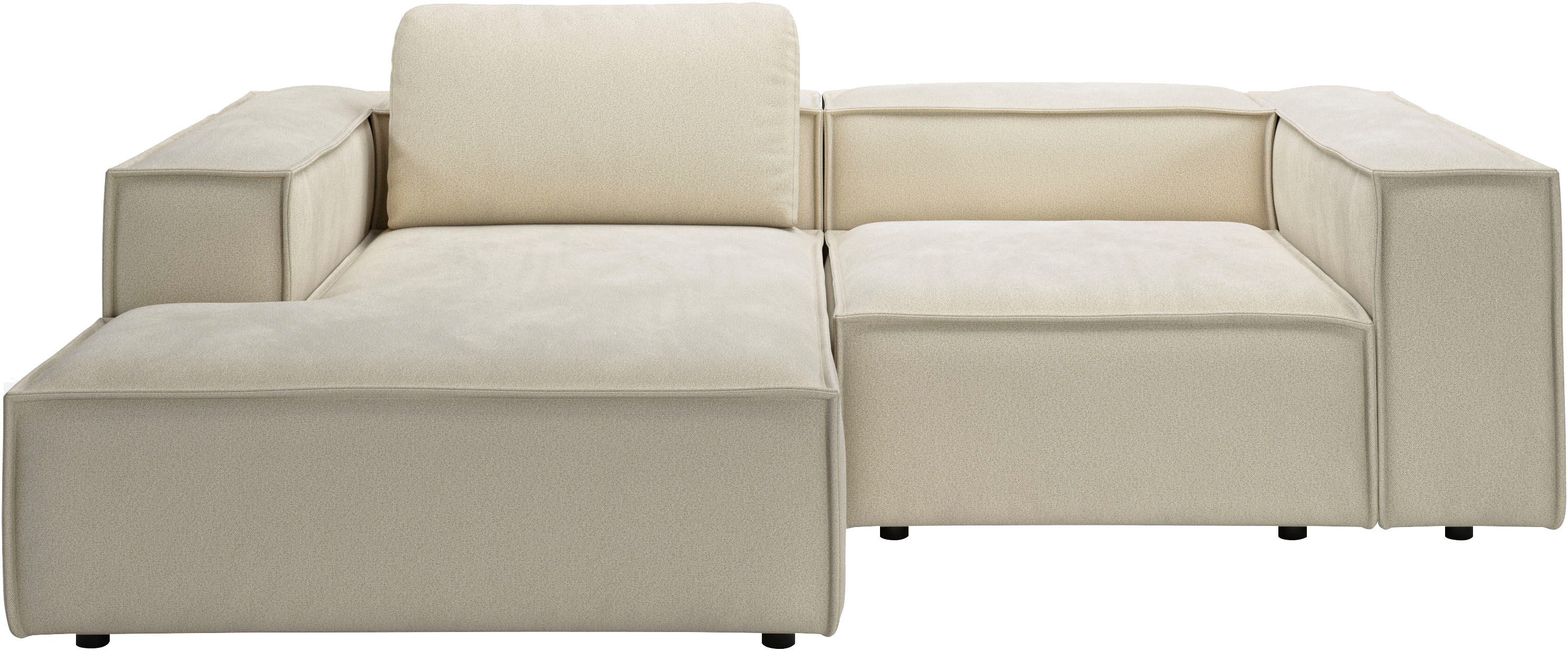 Places of Style Ecksofa "Watertown, kompakte L-Form, 246 cm breite für klei günstig online kaufen
