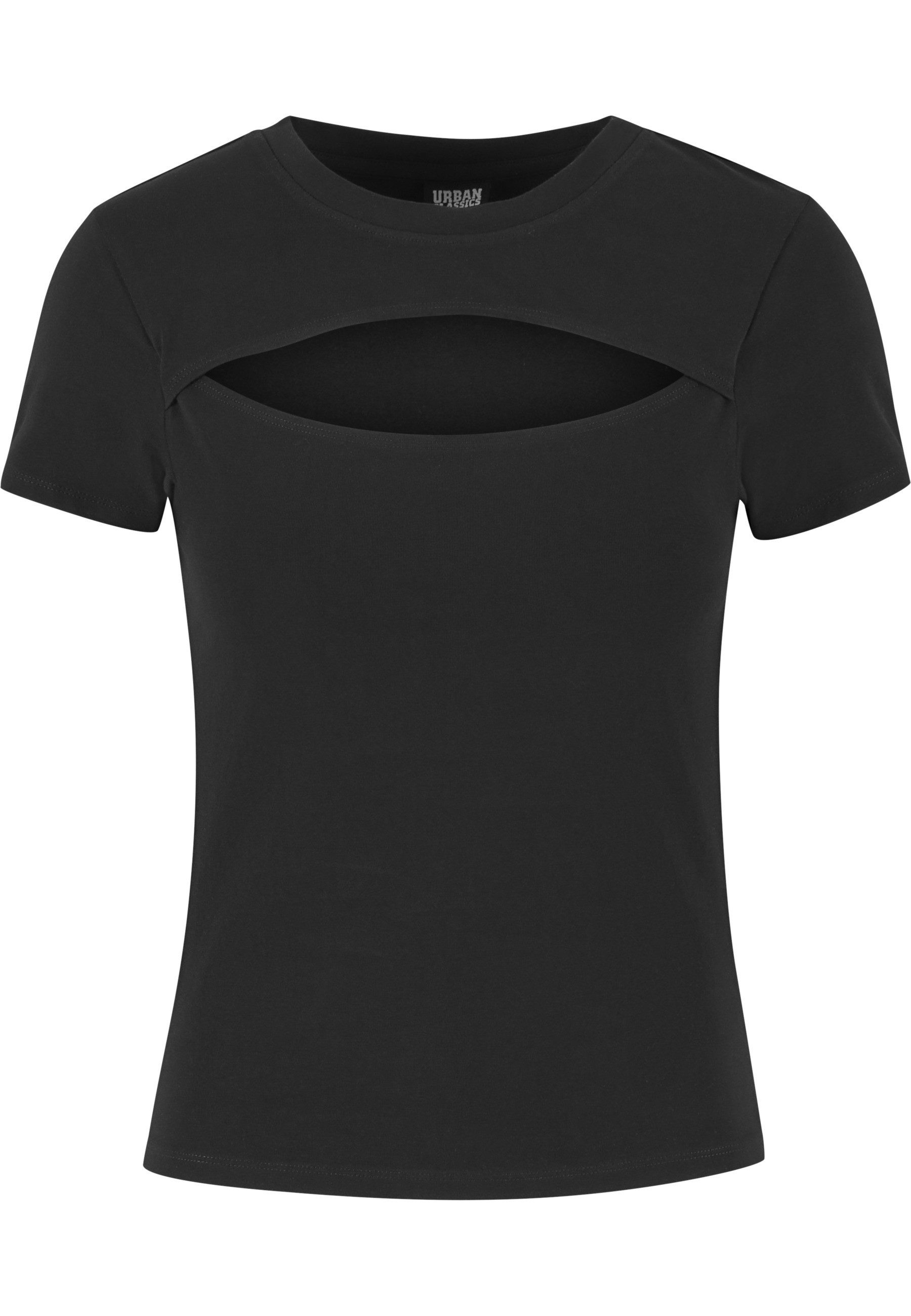 URBAN CLASSICS T-Shirt Urban Classics Ladies Short Cut Out Tee (1-tlg)