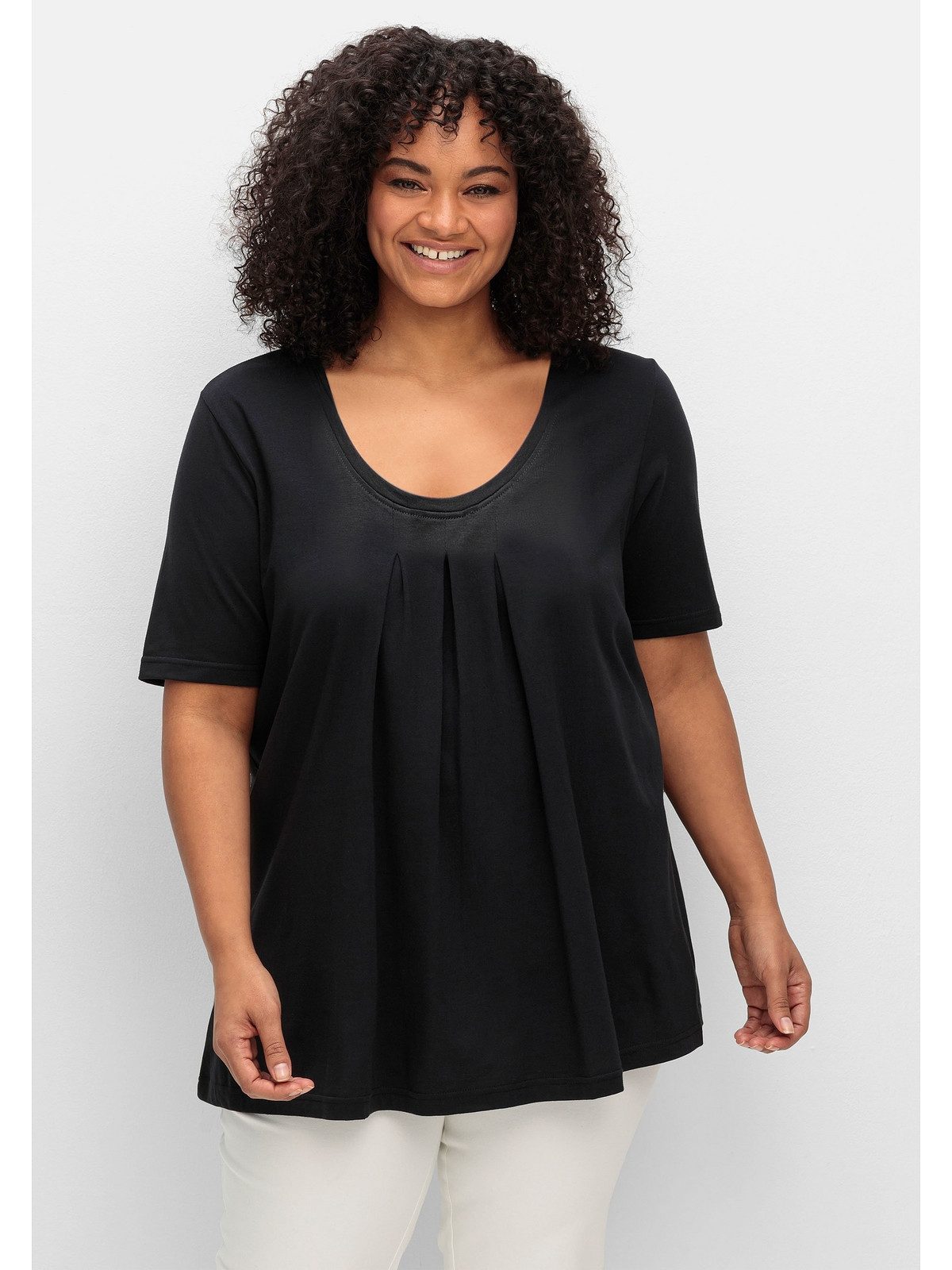 Sheego T-Shirt Große Größen in A-Linie, günstig online kaufen