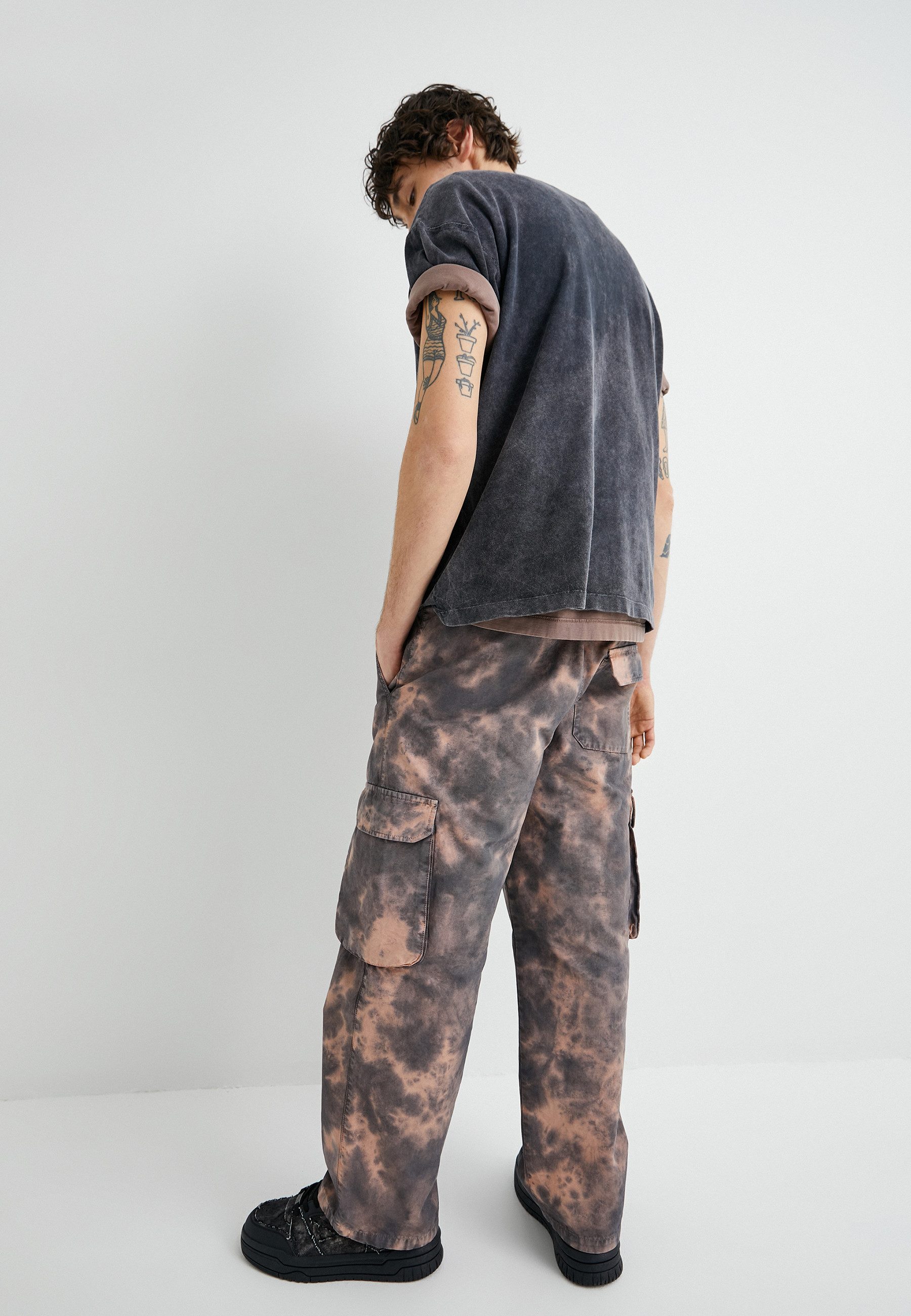 Koton Cargohose Niedrige Leibhöhe Straight
