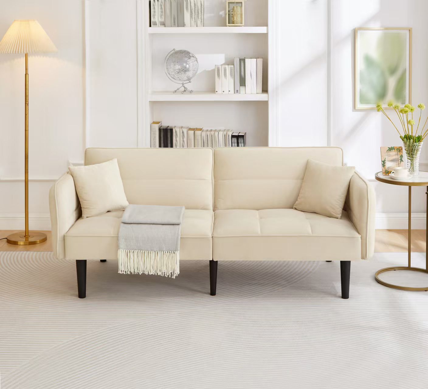STILVORA Schlafsofa couch mit schlaffunktion,2-Sitzer sofas günstig online kaufen