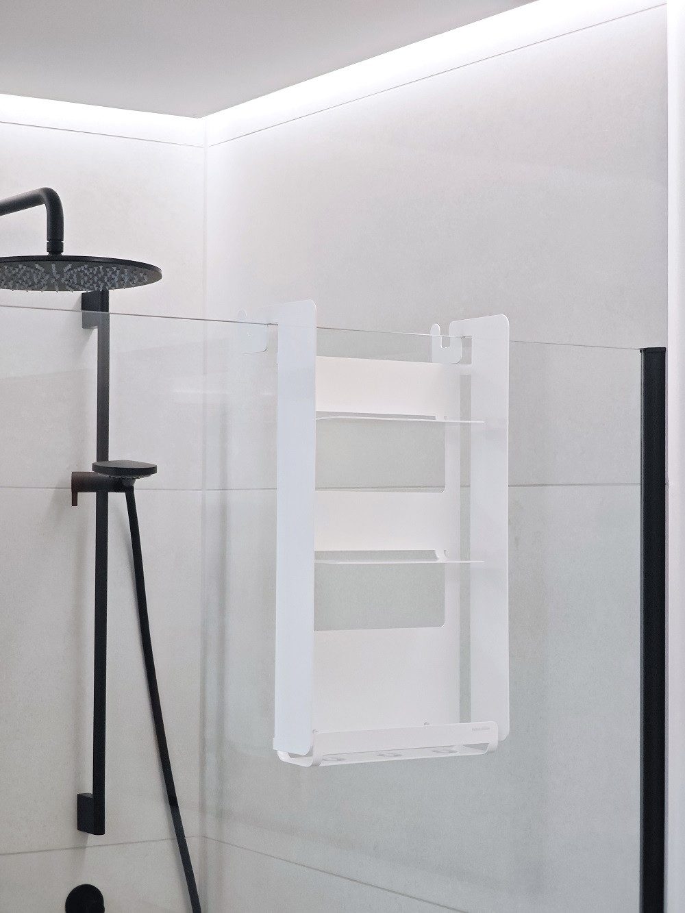 Radius Duschregal Radius Design Duschablage PURORAGGIO Hängeregal Ohne bohr günstig online kaufen