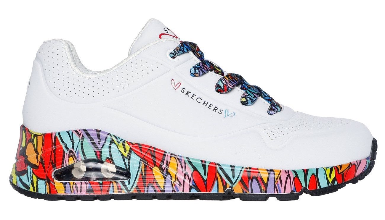 Skechers UNO Sneaker Plateausneaker, Schnürschuh mit Keilabsatz