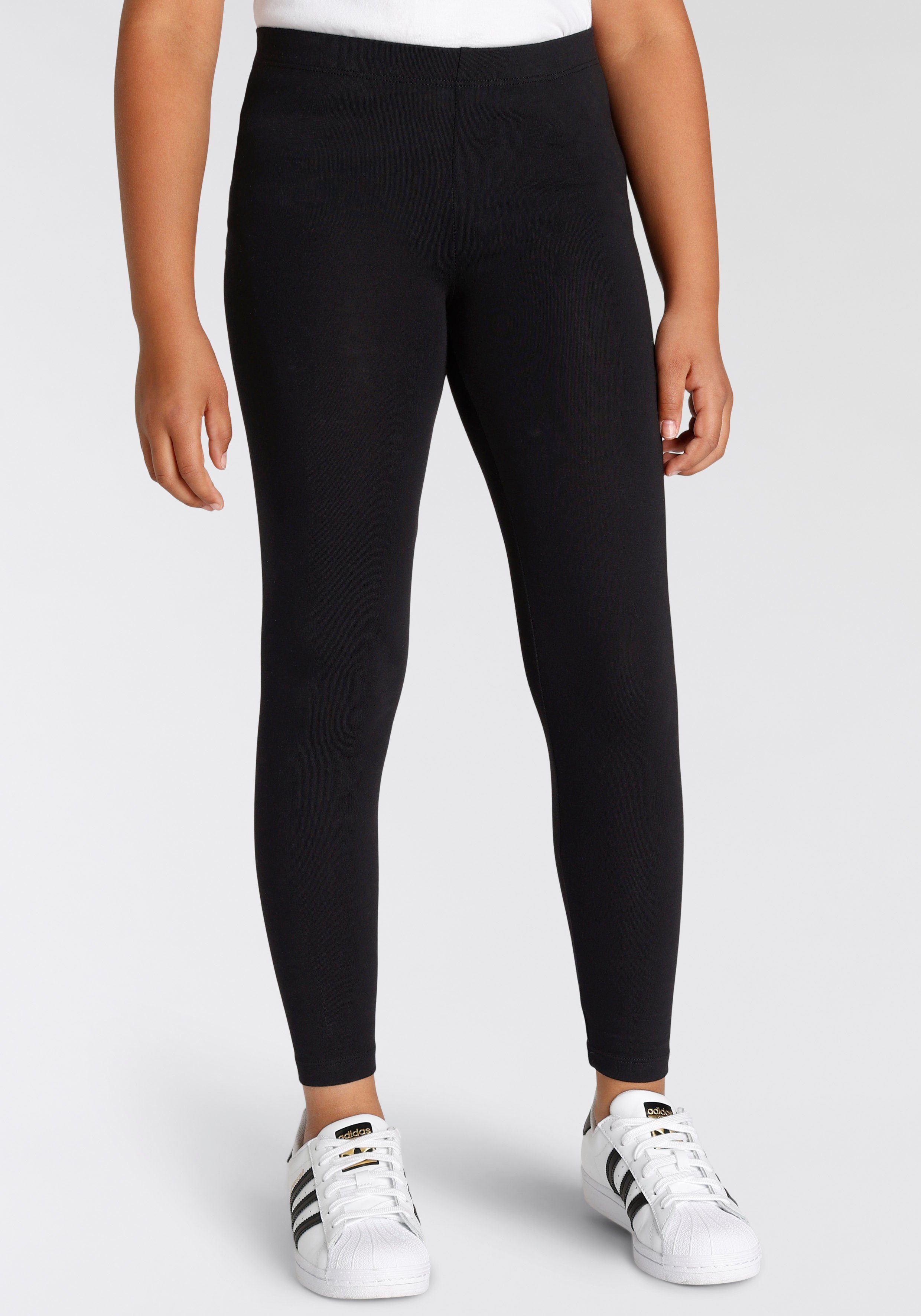 KIDSWORLD Leggings Basic Leggings für Mädchen aus Baumwollstretch