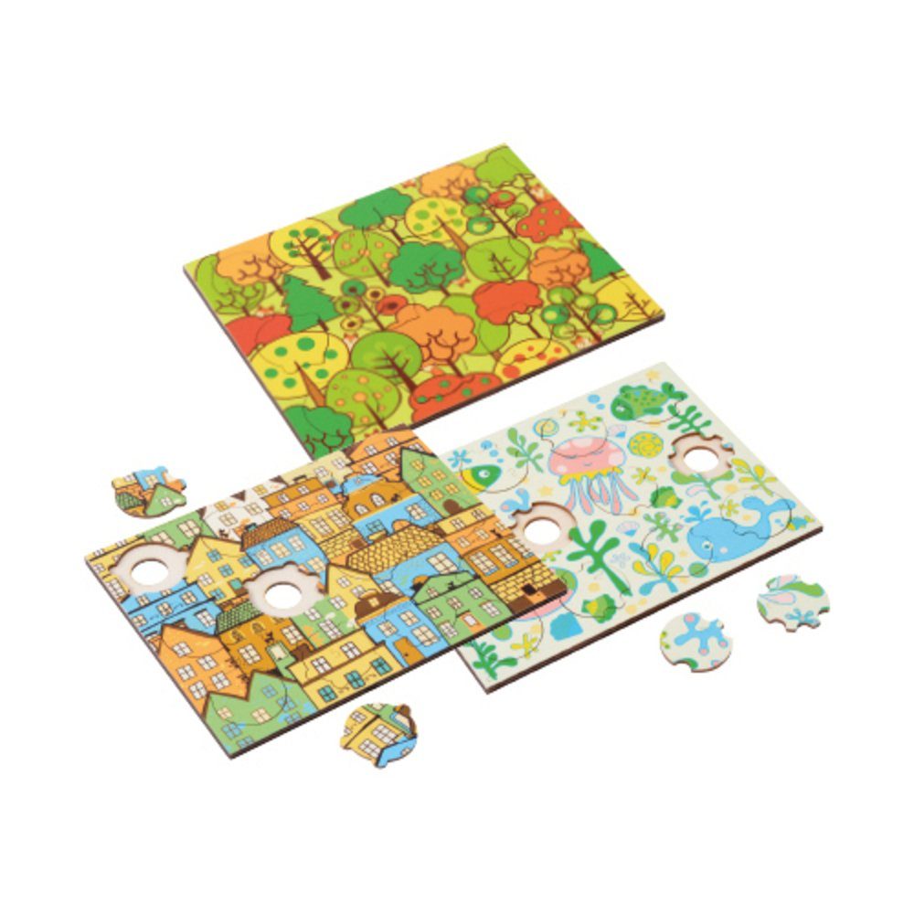 EDUPLAY Lernspielzeug Phantasiepuzzle-Set Themen | Lernspielzeug