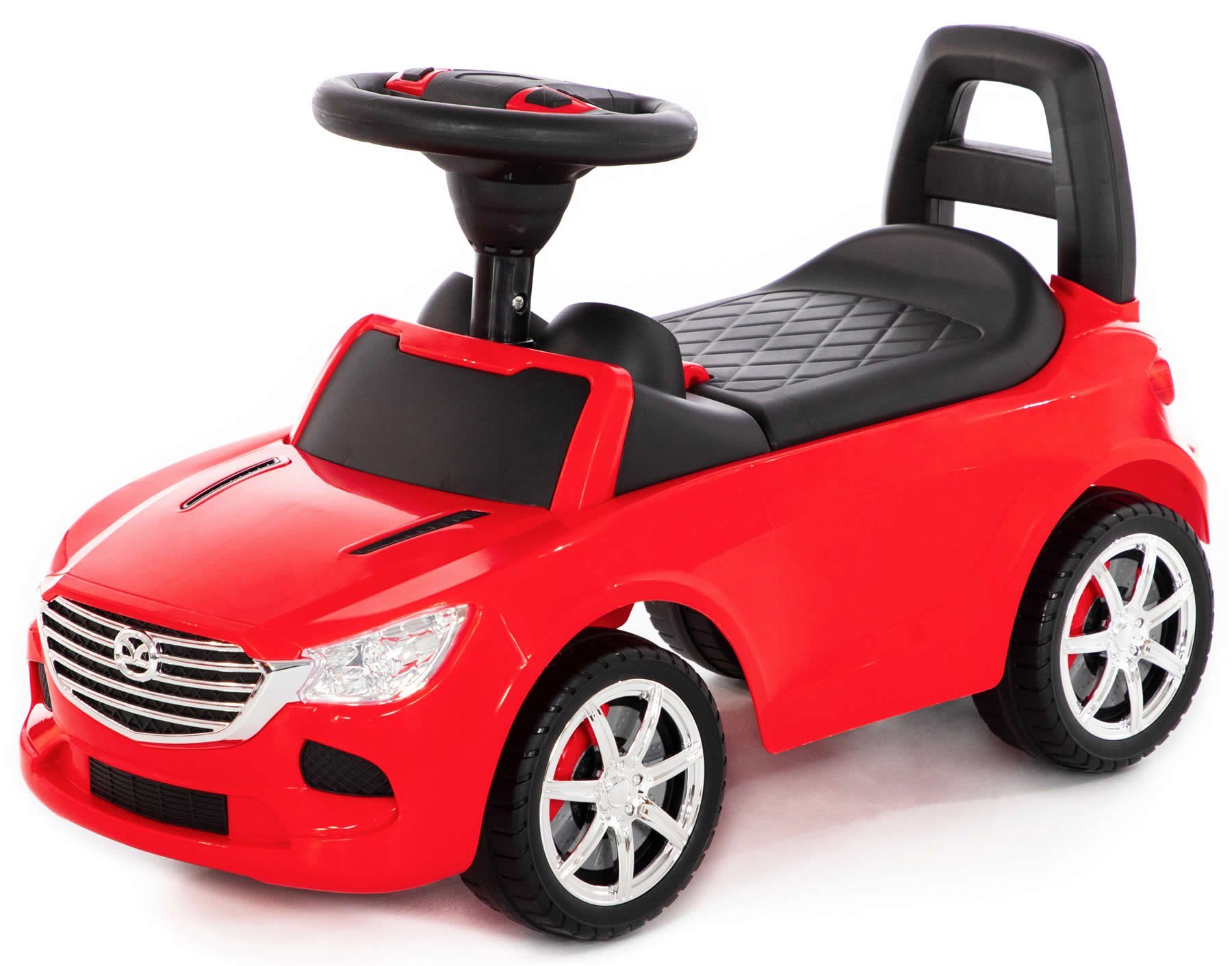 Rutscherauto Rutscherfahrzeug rot Super Car Nr.4 mit Sound