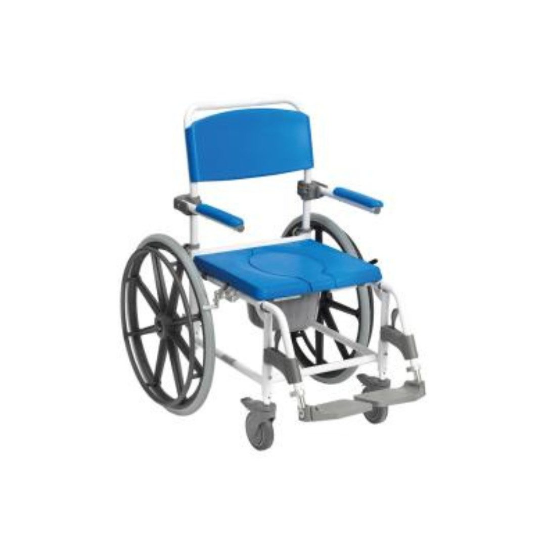 Drive Medical Dusch-Toilettenrollstuhl Dusch-Toilettenrollstuhl Aston 24" Räder