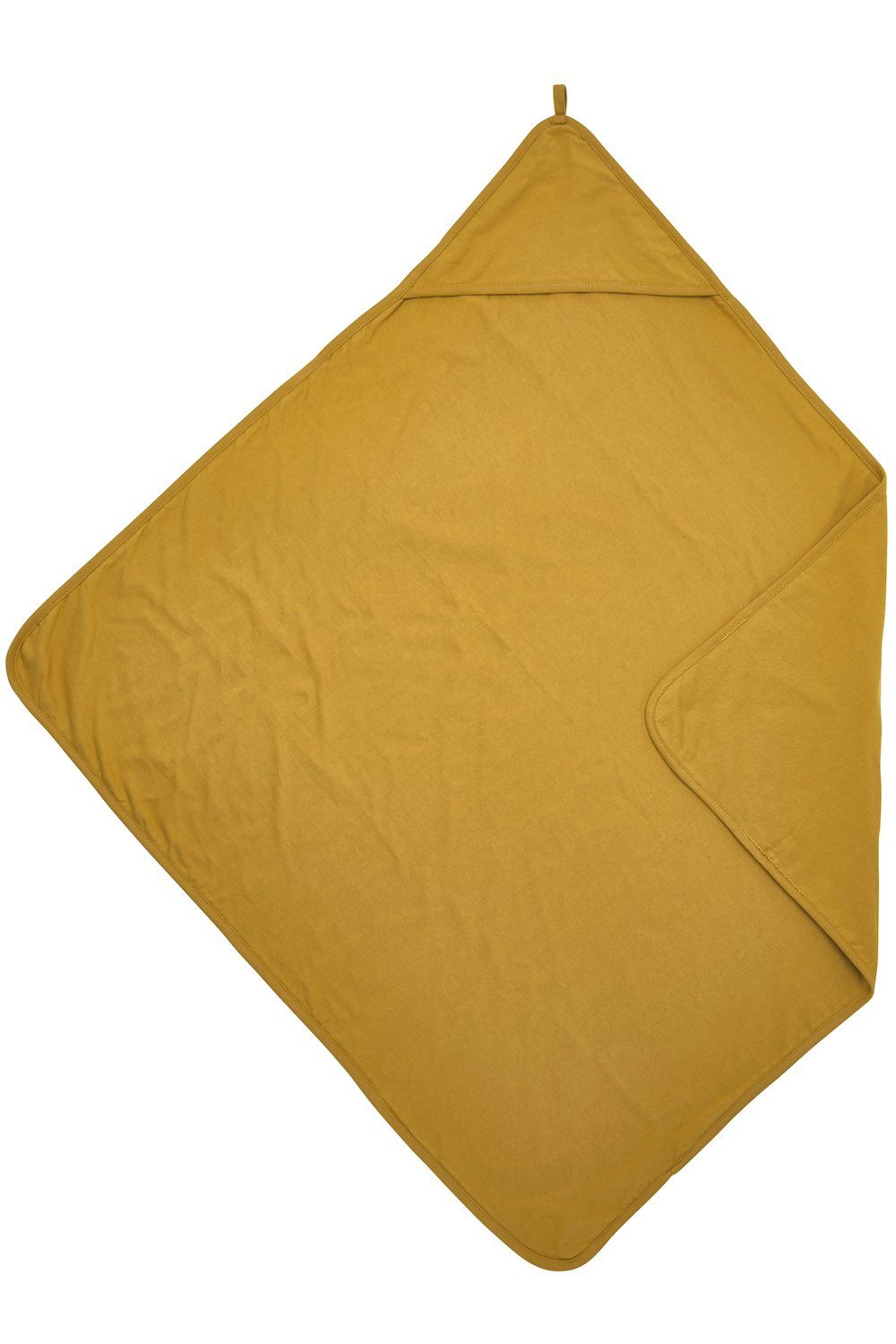 Meyco Baby Kapuzenhandtuch Uni Honey Gold, Jersey (1-St), 80x80cm