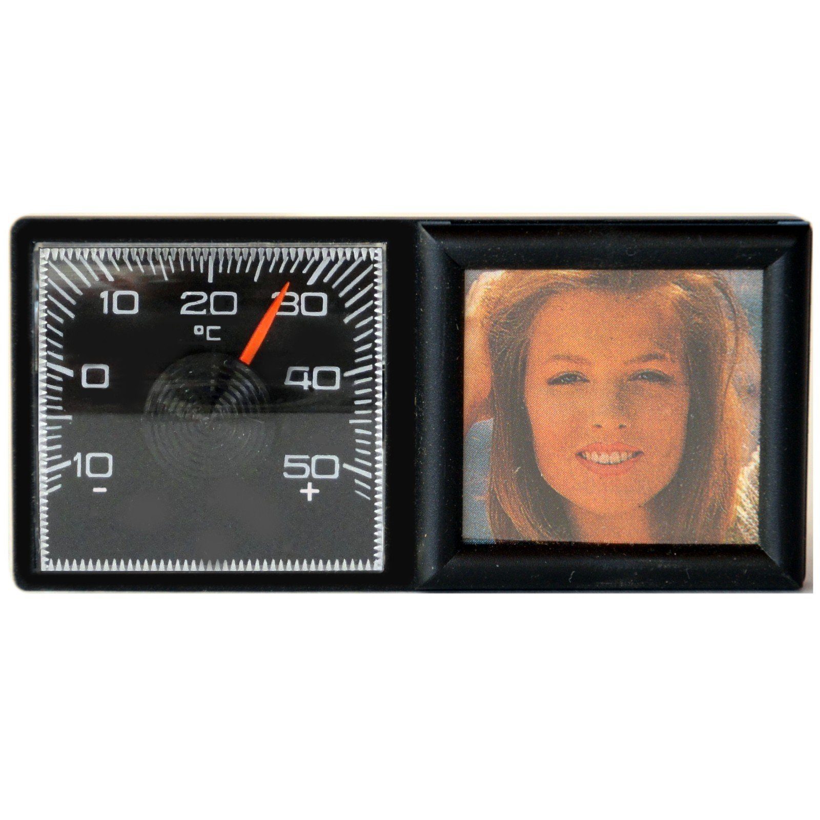 HR Autocomfort Bilderrahmen-Set Thermometer Fotorahmen Bilderrahmen Vergiss mein nicht + Magnet Halter, für 1 Bilder