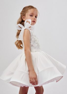 THE O Partykleid LACE-MILKY aus Satin