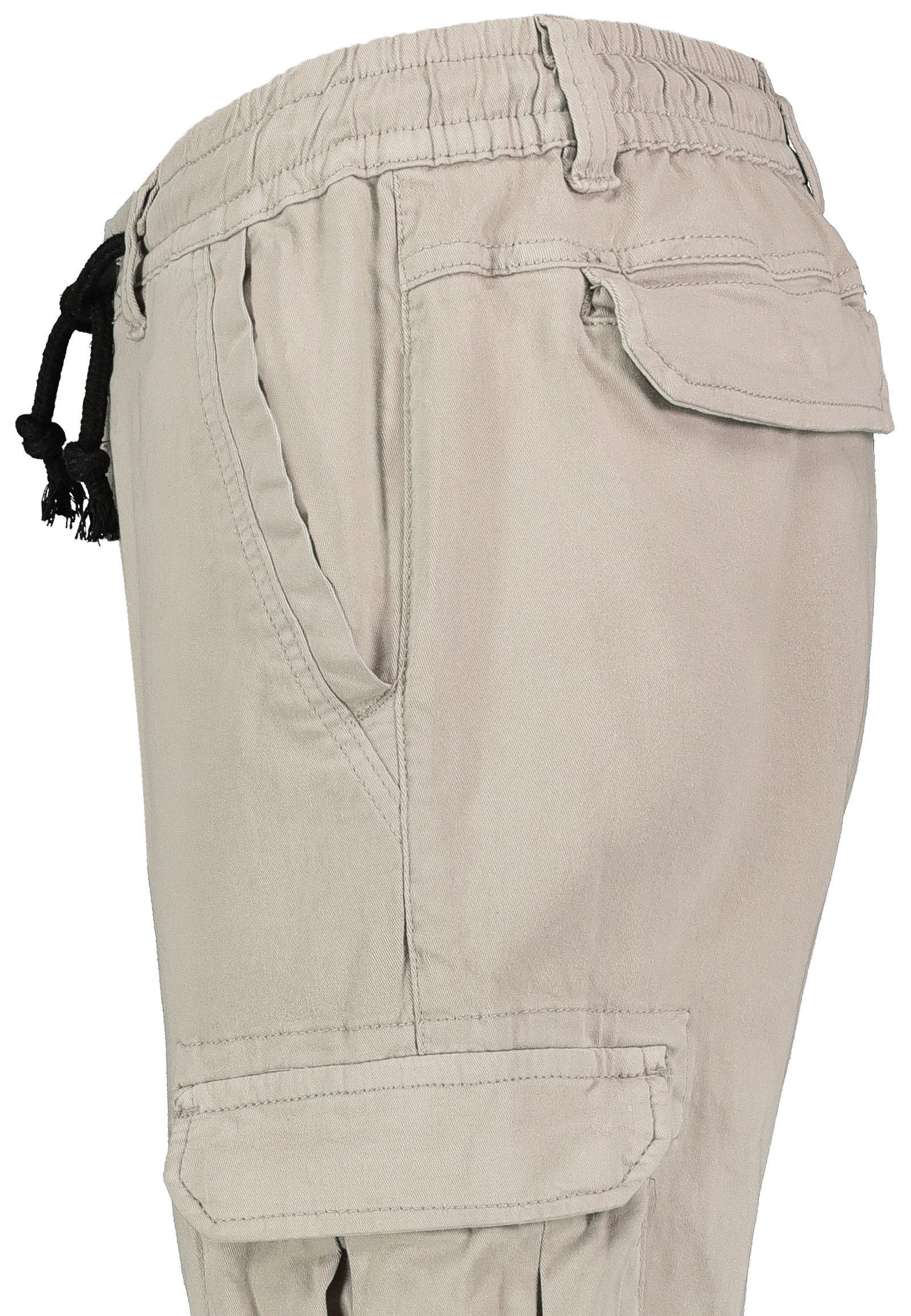 SUBLEVEL Cargohose mit elastischen Bündchen und Kordelzug Jogger Pants