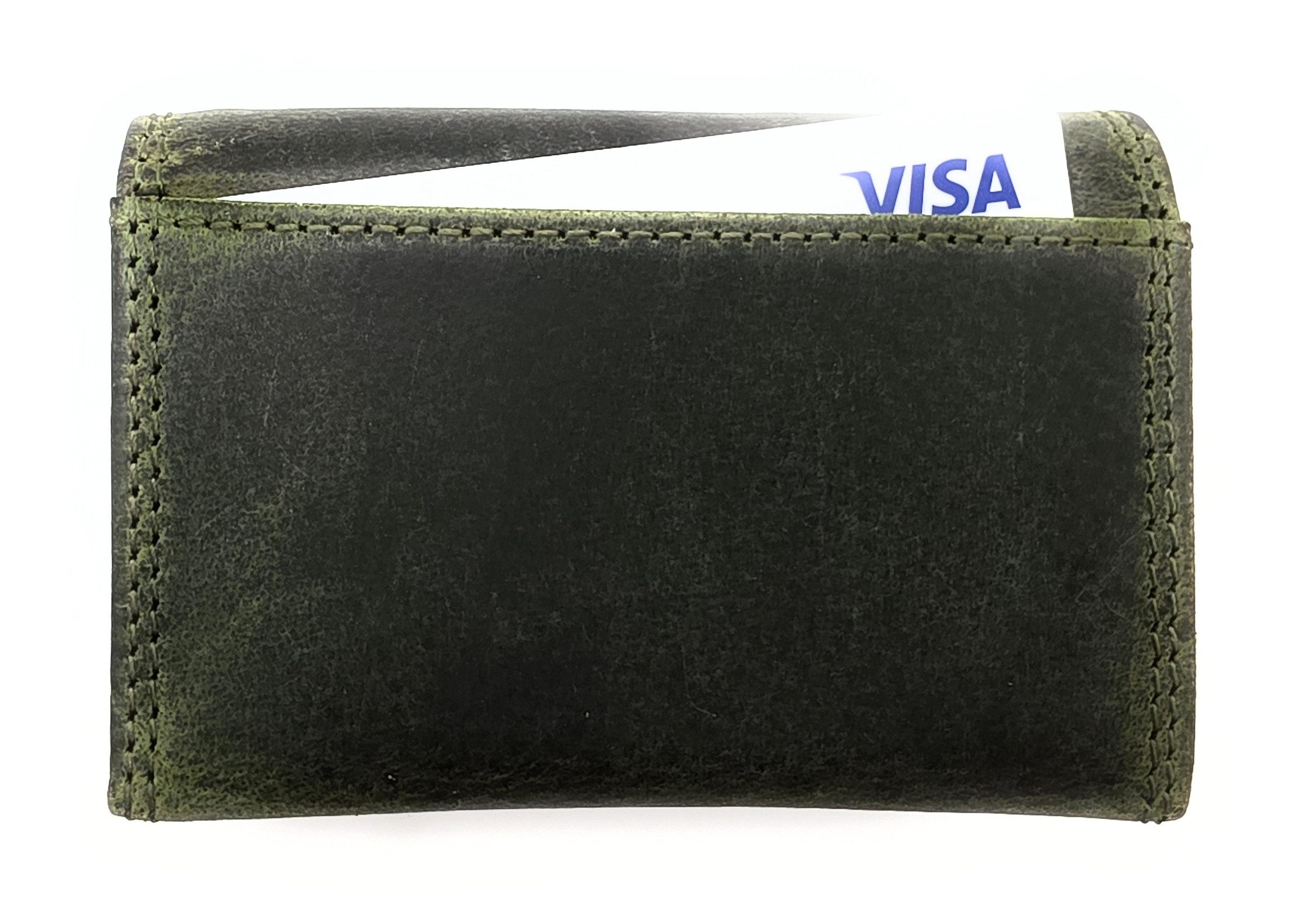 Lemasi Mini Geldbörse kleines echt Leder Portemonnaie, Urlaubsbörse mit RFID Schutz, Wickelbörse mit Münzfach, Scheinfach, Kartenfach, Hunterleder