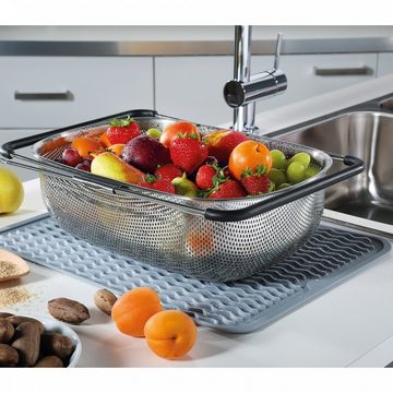 Küchenprofi Küchensieb Küchenprofi Gemüsesieb ausziehbar Deluxe 34 x 24,5 x 11,5 cm