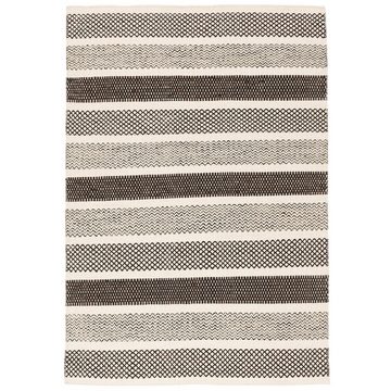 Wollteppich Natur Teppich Wolle Rana Streifen, Pergamon, Rechteckig, Höhe: 10 mm