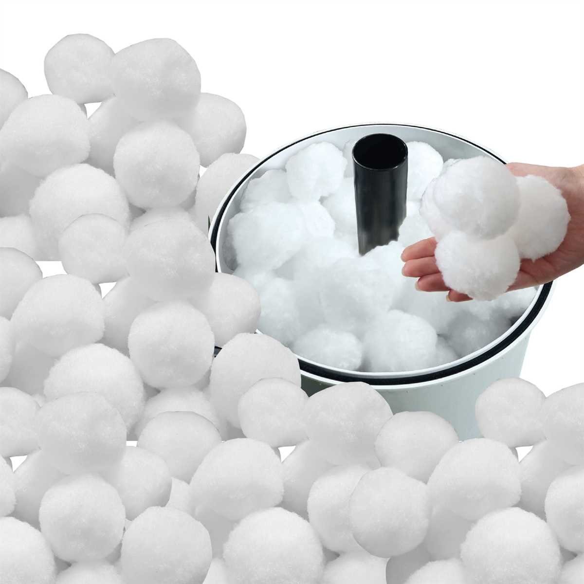 Bestlivings Filterbälle Pool Filter Balls, für alle gängigen Filtersysteme im Pool-/Spa-Bereich, 1 kg, ersetzt: Sandfilter, Quarzfilter